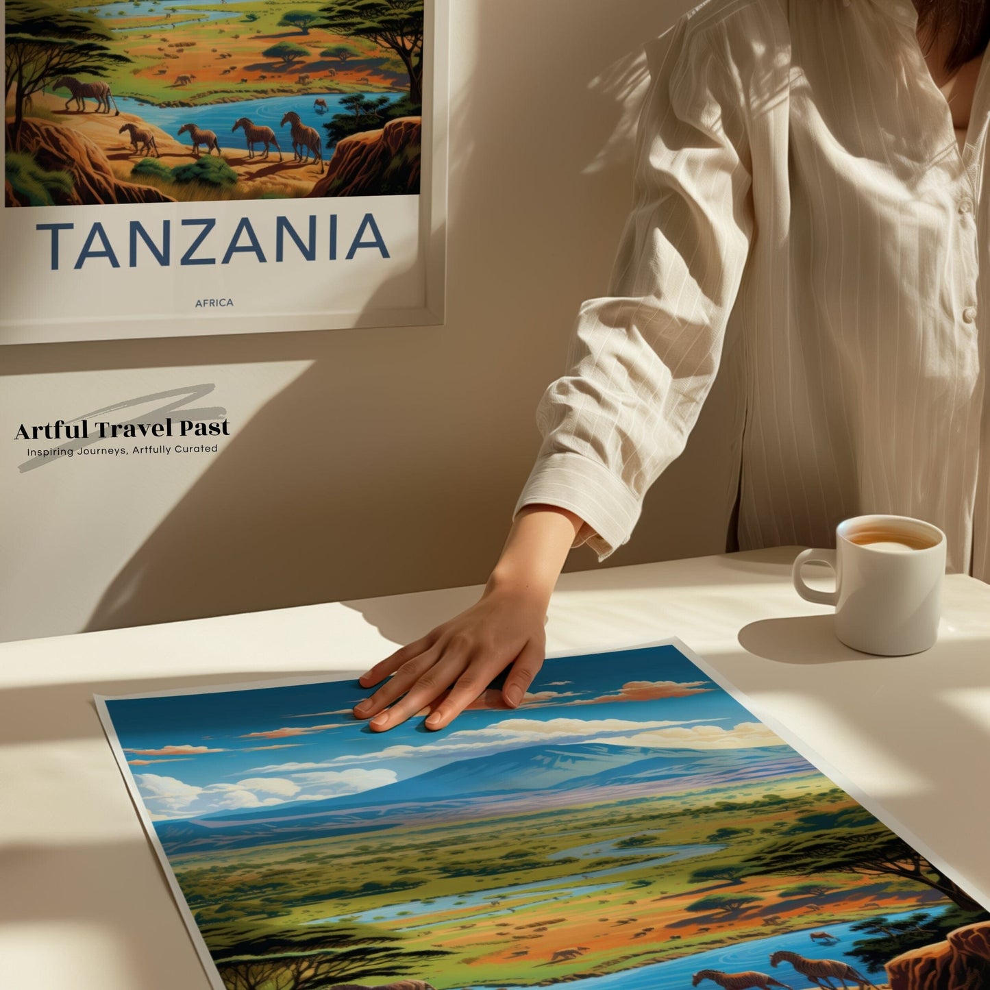 Tanzania Poster | Tanzania Wall Art | Africa Decor