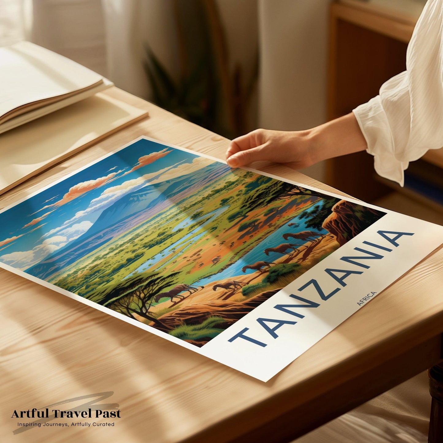 Tanzania Poster | Tanzania Wall Art | Africa Decor