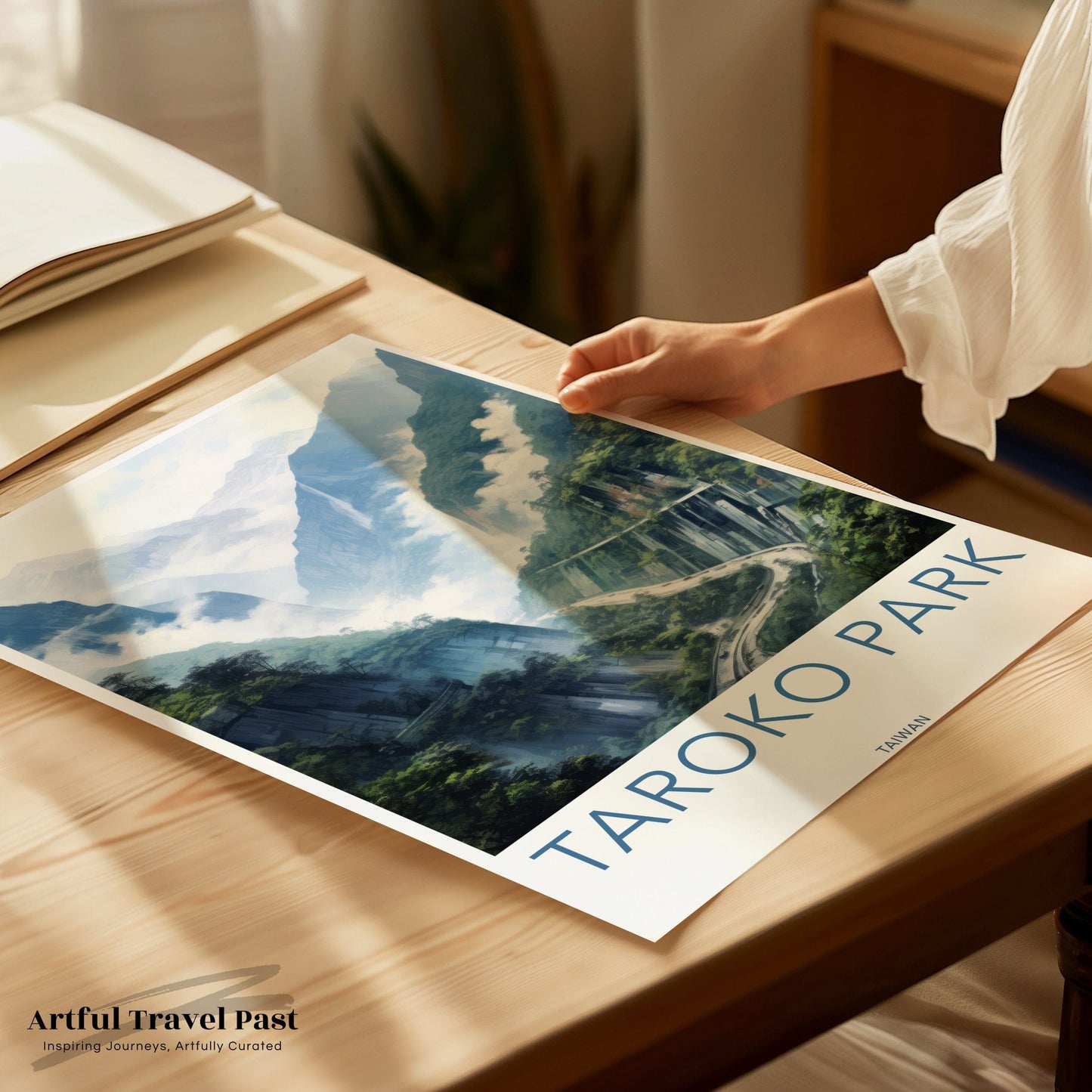 Taroko Park Poster | Taiwan Wall Art | Asia Decor