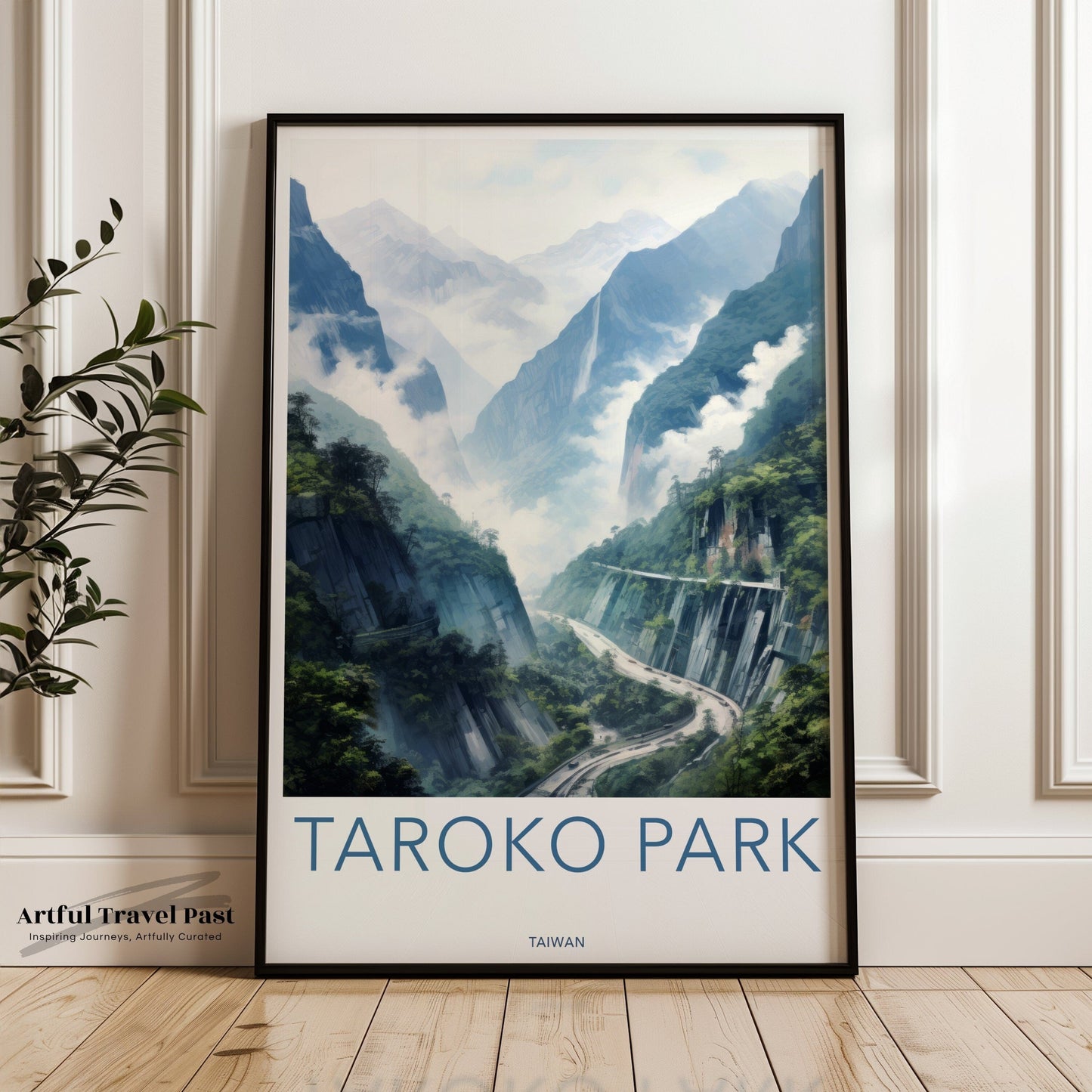 Taroko Park Poster | Taiwan Wall Art | Asia Decor
