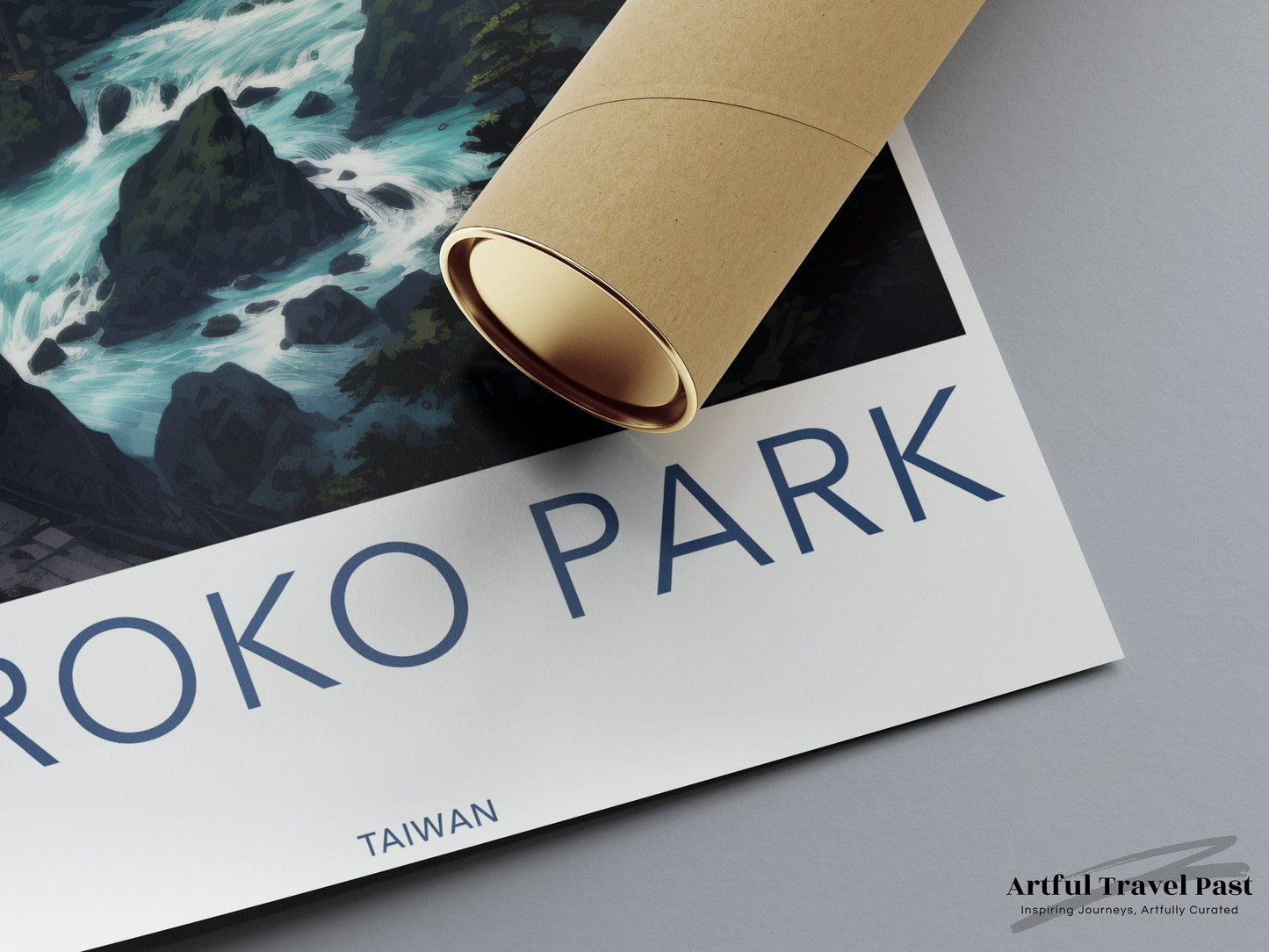 Taroko Park Poster | Taiwan Wall Art | Asia Decor