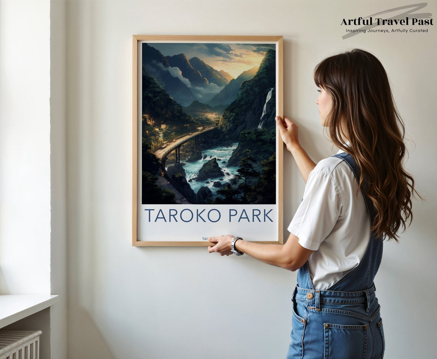 Taroko Park Poster | Taiwan Wall Art | Asia Decor
