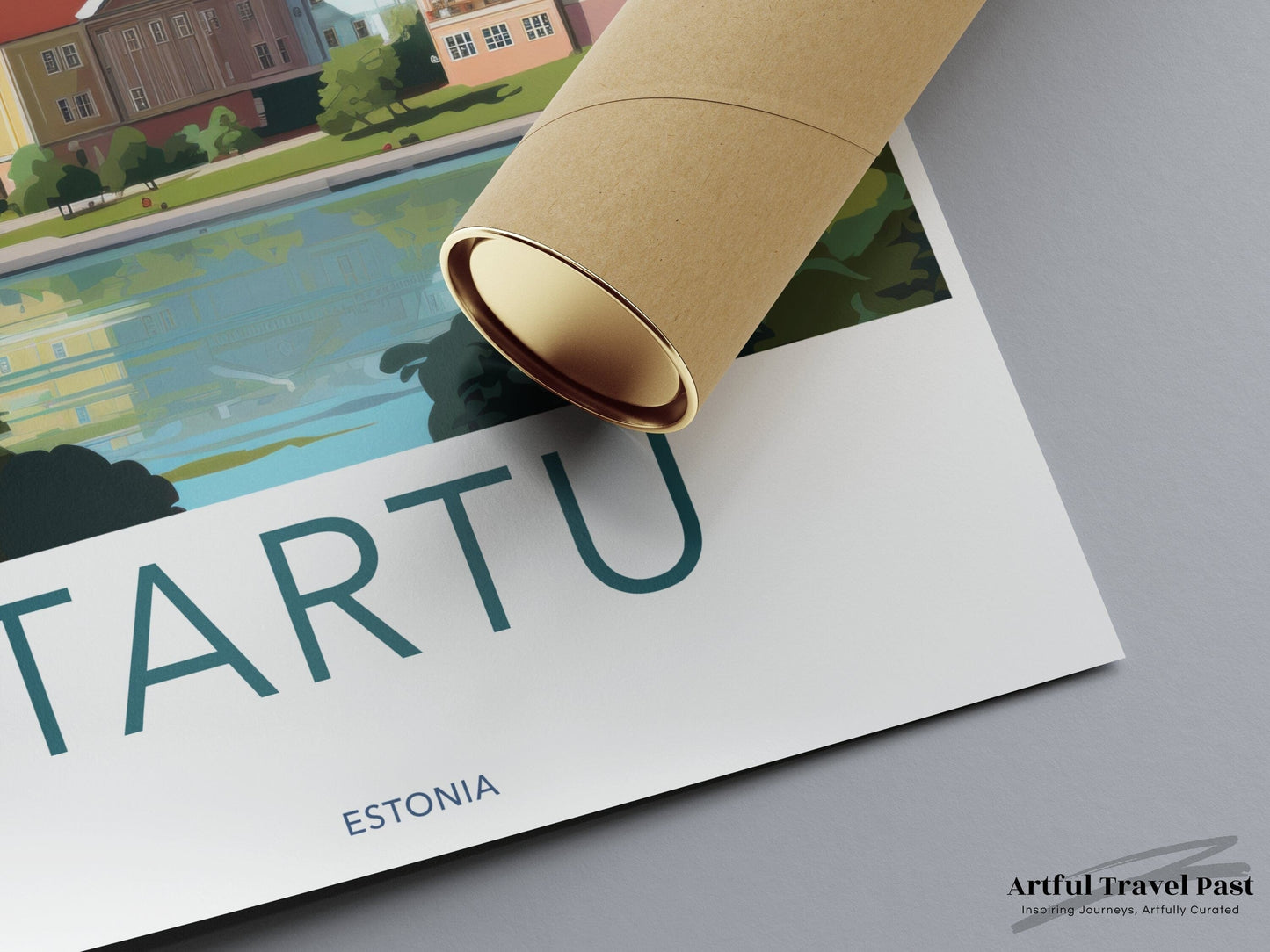 Tartu Poster | Estonia Wall Art | Baltic Artwork