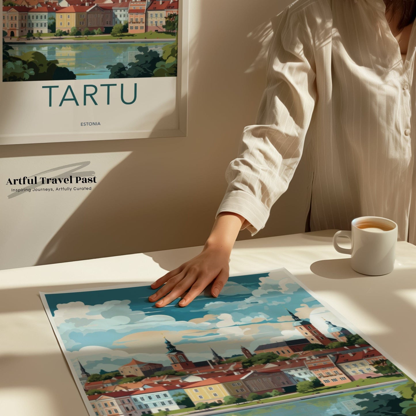 Tartu Poster | Estonia Wall Art | Baltic Artwork