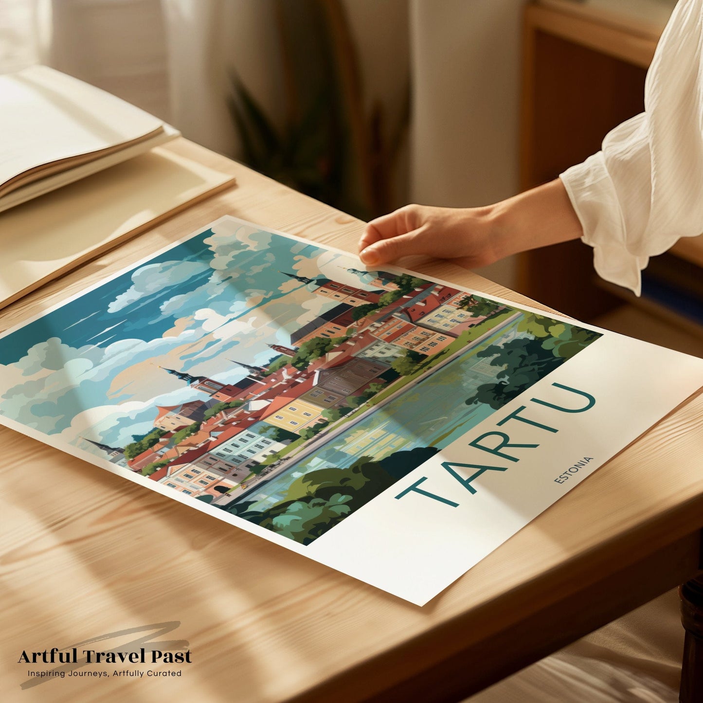 Tartu Poster | Estonia Wall Art | Baltic Artwork