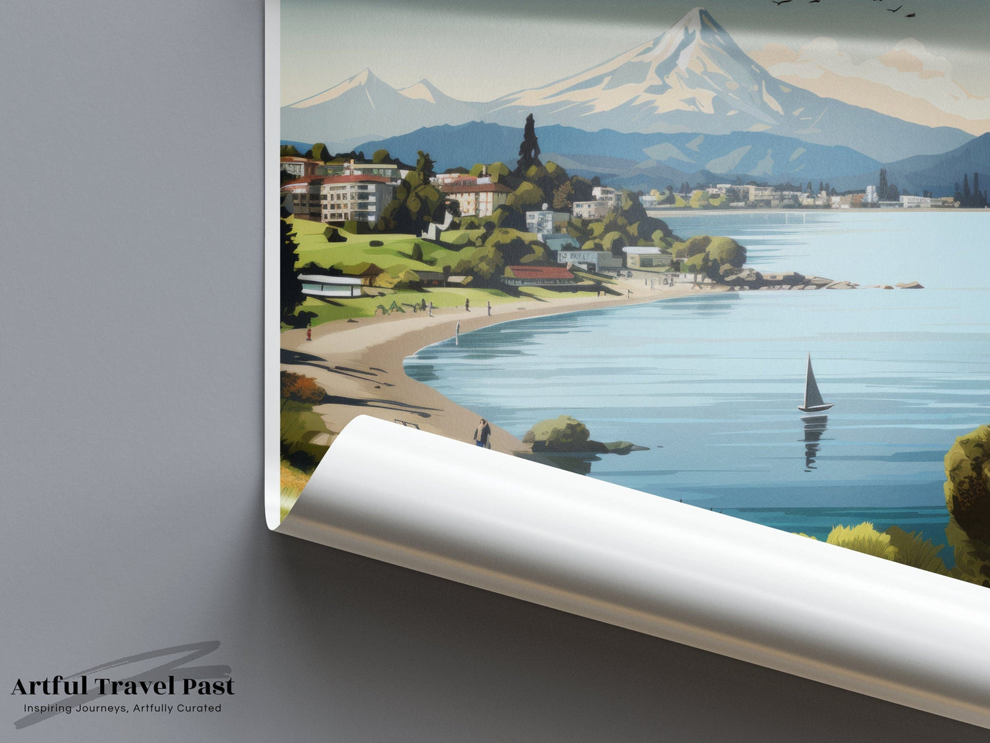 Taupo Poster - New Zealand Wall Art