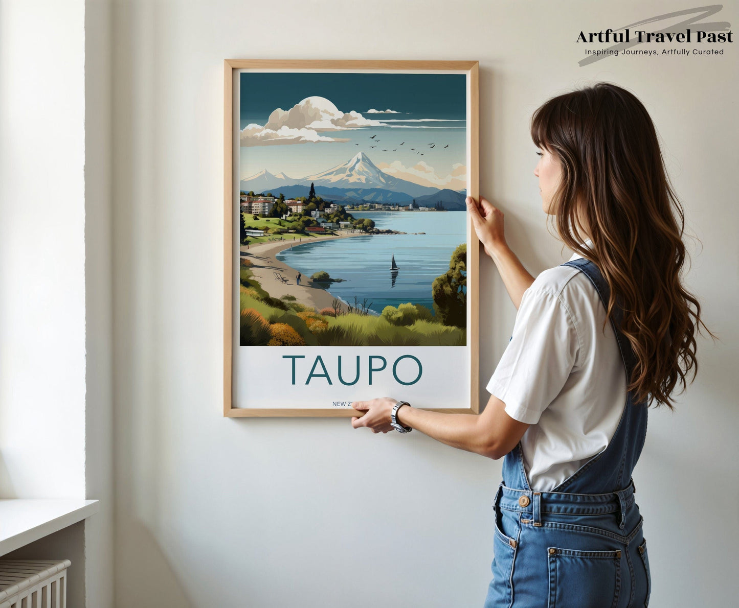 Taupo Poster - New Zealand Wall Art