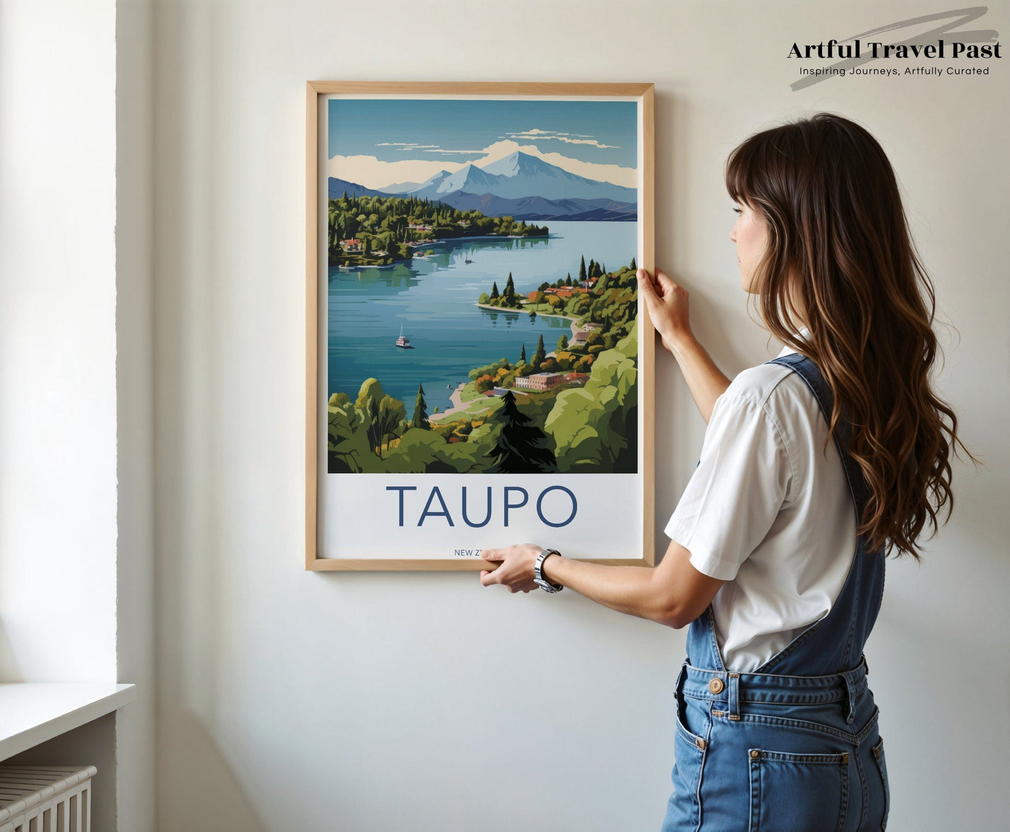 Taupo Poster - New Zealand Wall Art