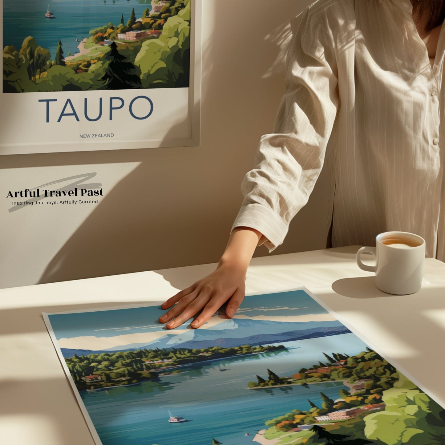 Taupo Poster - New Zealand Wall Art