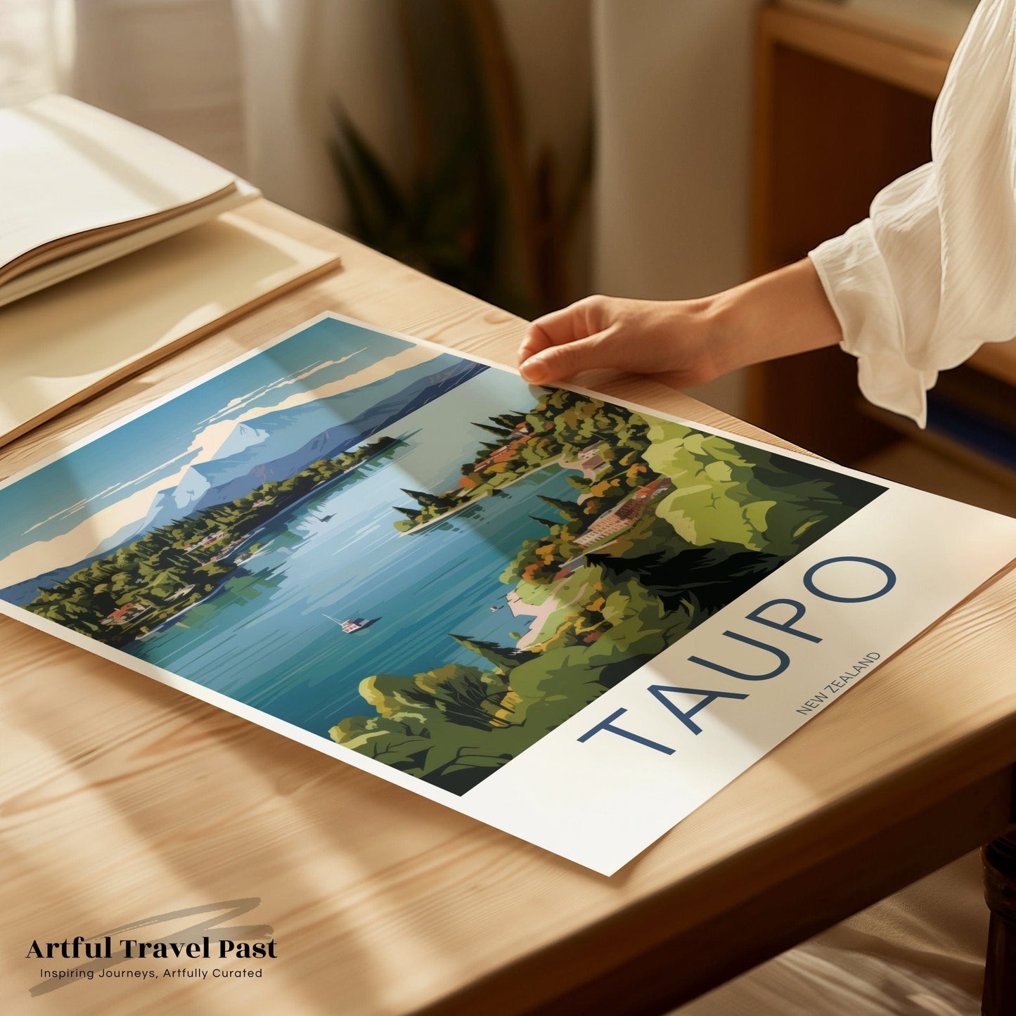 Taupo Poster - New Zealand Wall Art