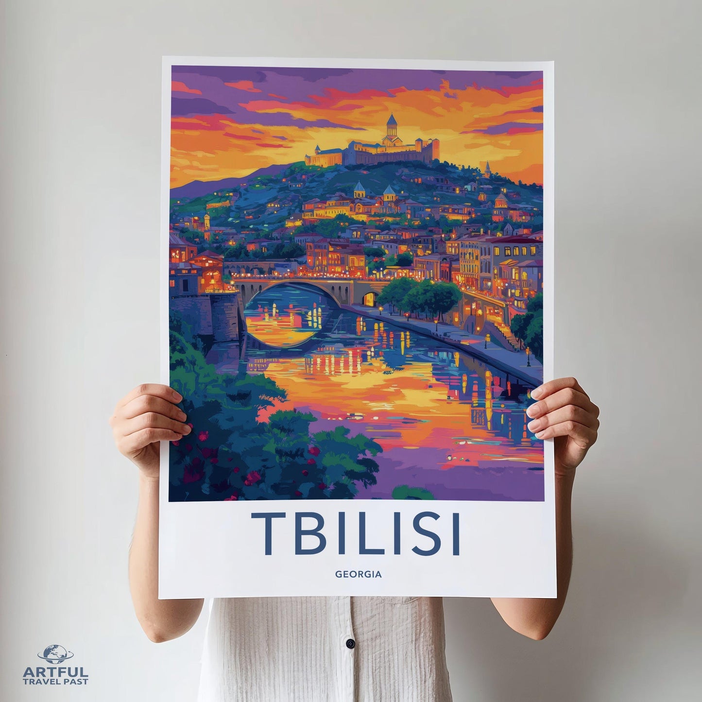 Tbilisi Poster - Georgia Wall Art