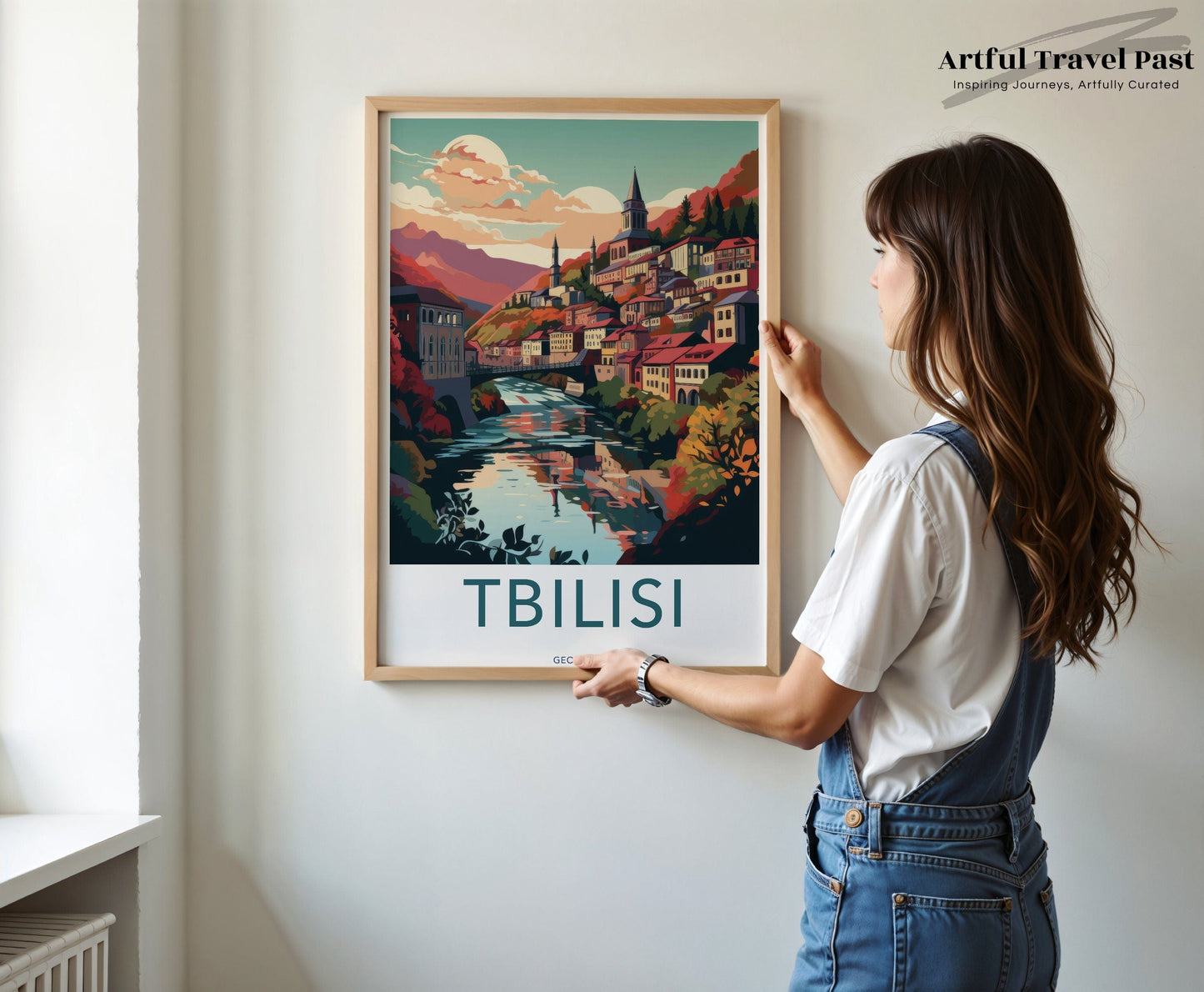 Tbilisi Poster | Georgia Wall Art | Eastern Europe Artwork