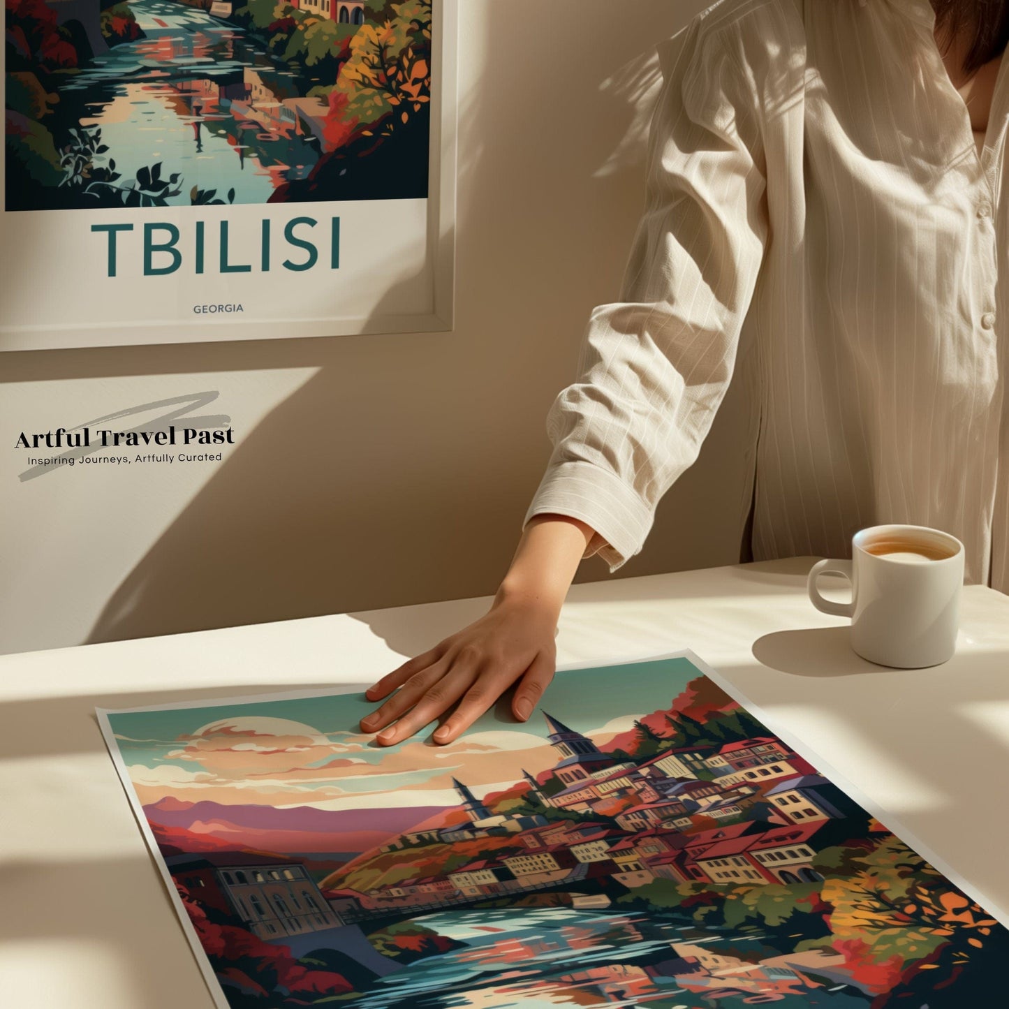 Tbilisi Poster | Georgia Wall Art | Eastern Europe Artwork