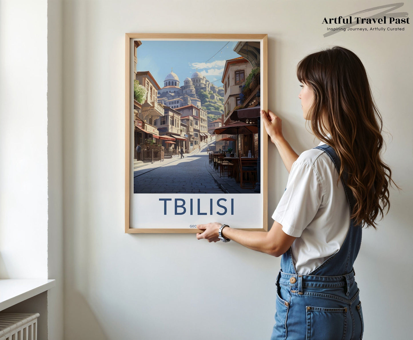 Tbilisi Poster | Georgia Wall Art | Europe Artwork