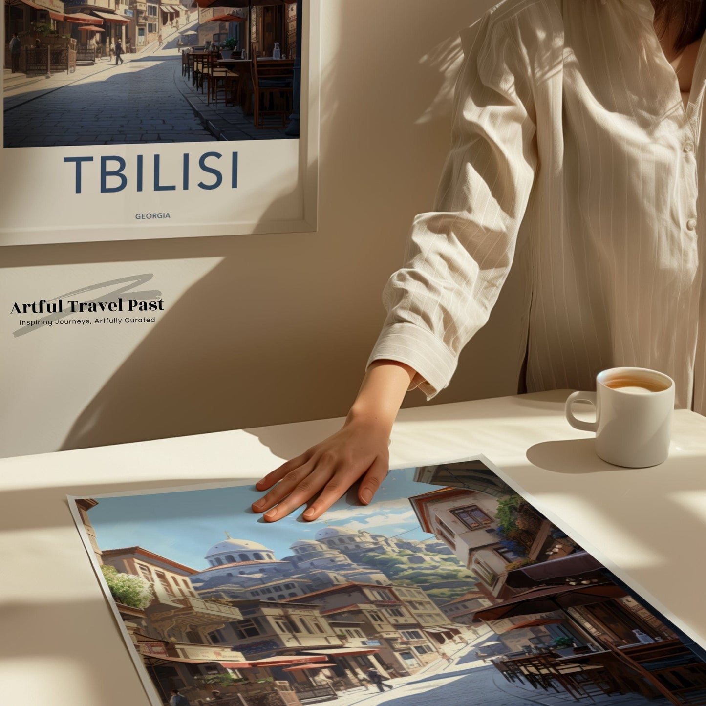 Tbilisi Poster | Georgia Wall Art | Europe Artwork