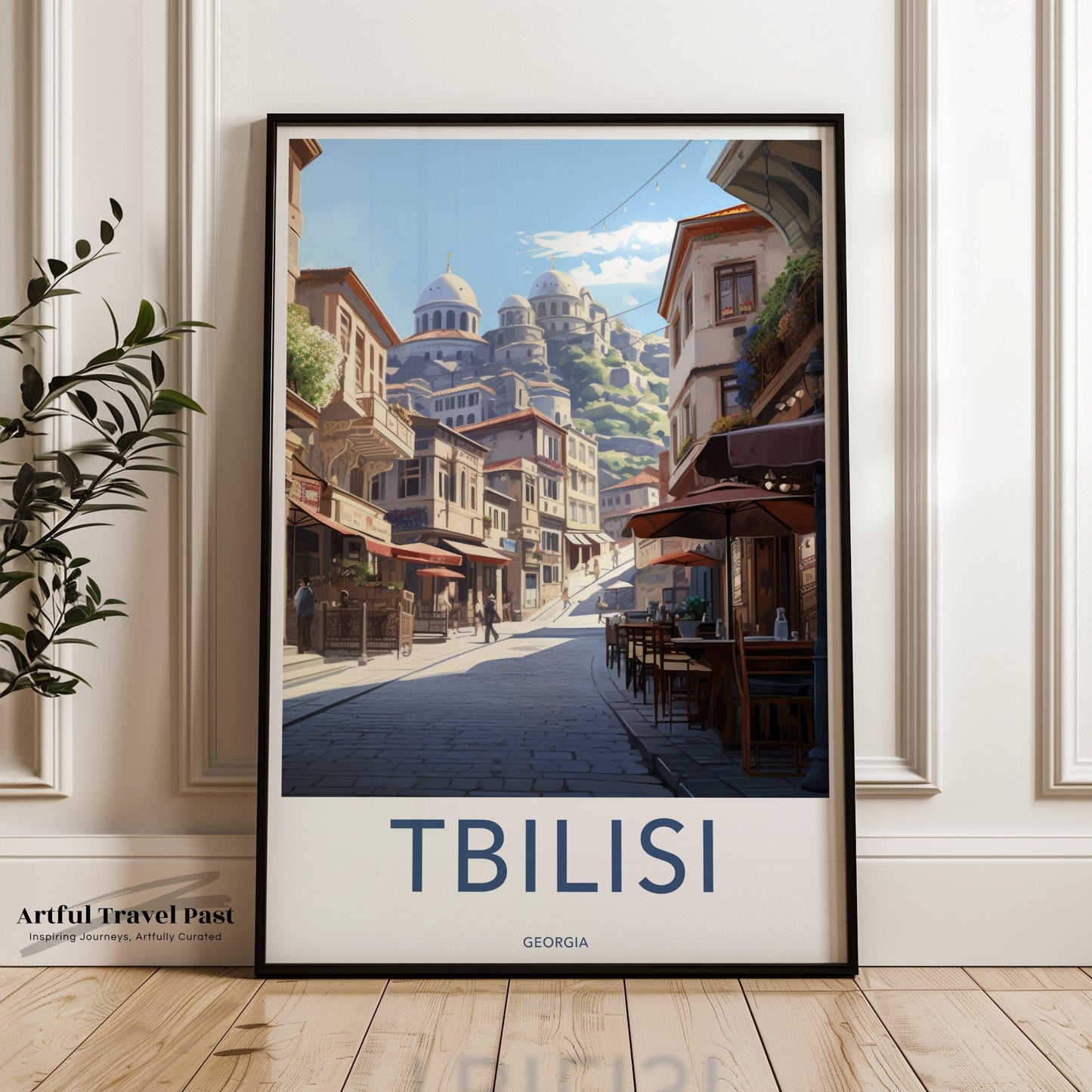 Tbilisi Poster | Georgia Wall Art | Europe Artwork