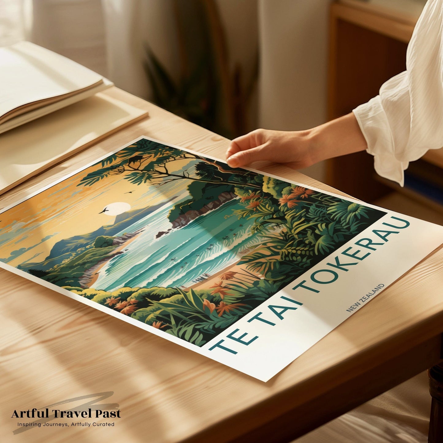 Te Tai Tokerau Poster | New Zealand Wall Art