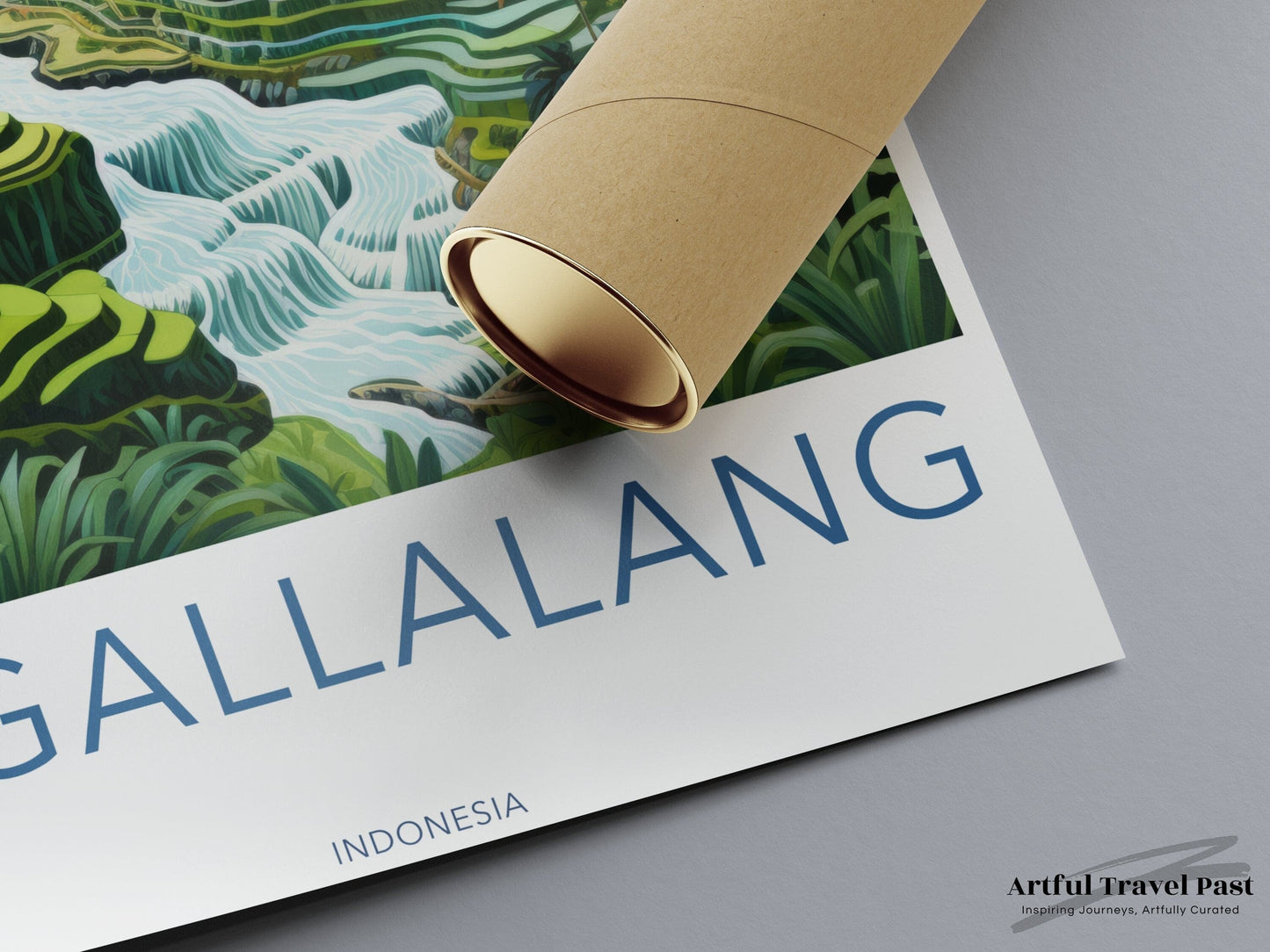 Tegallalang Poster - Indonesia Wall Art