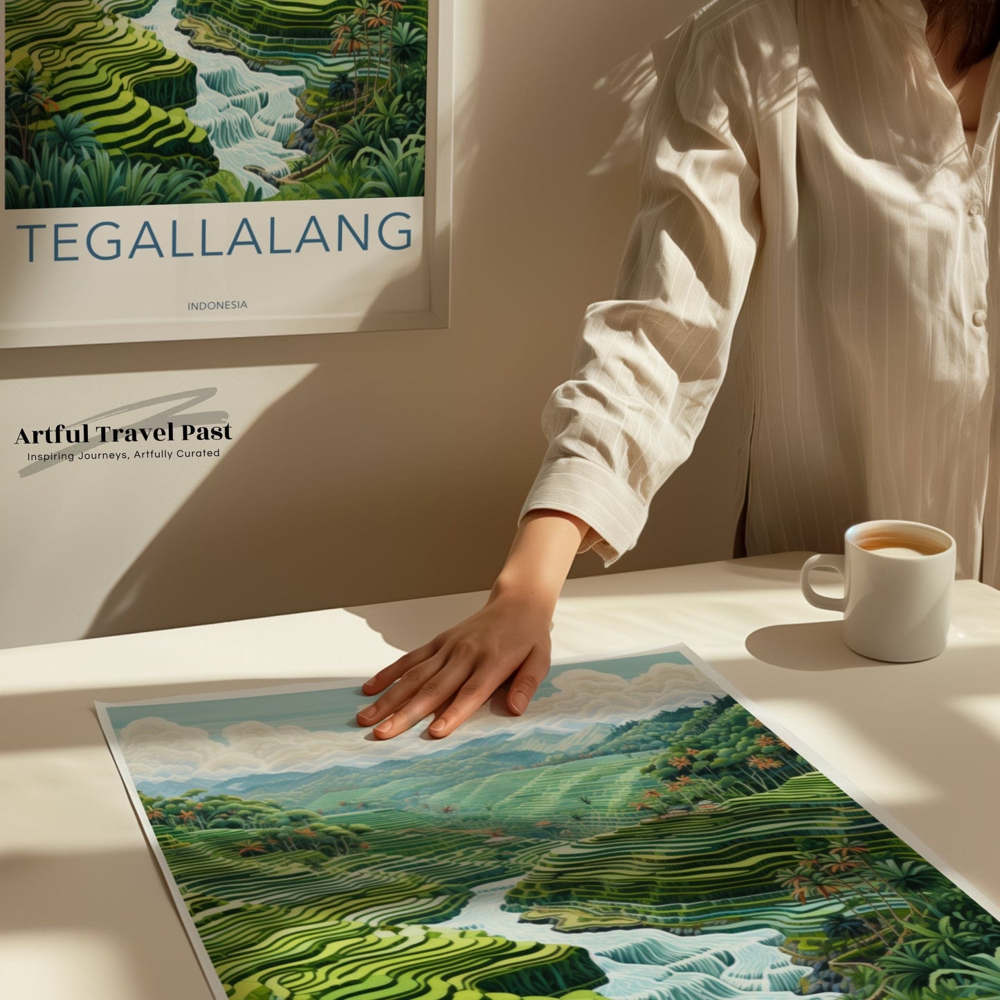 Tegallalang Poster - Indonesia Wall Art
