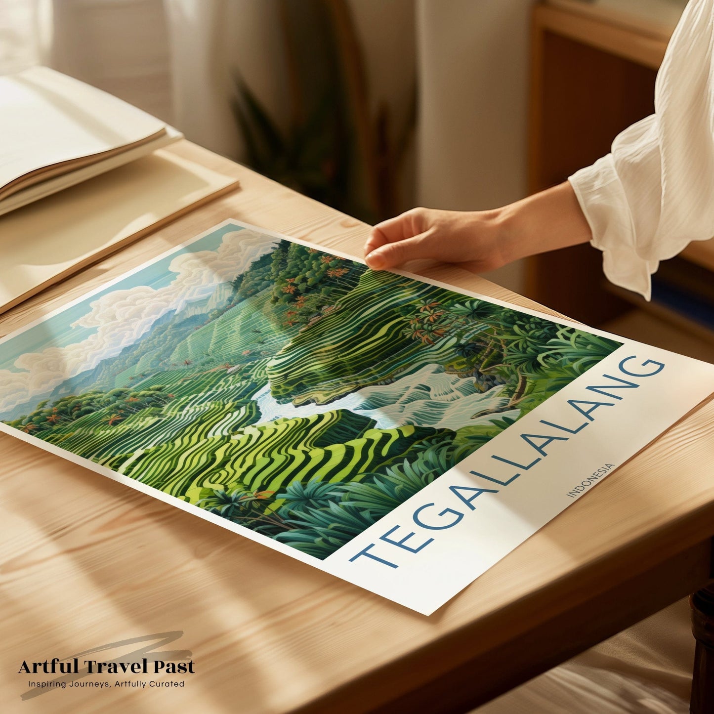 Tegallalang Poster - Indonesia Wall Art