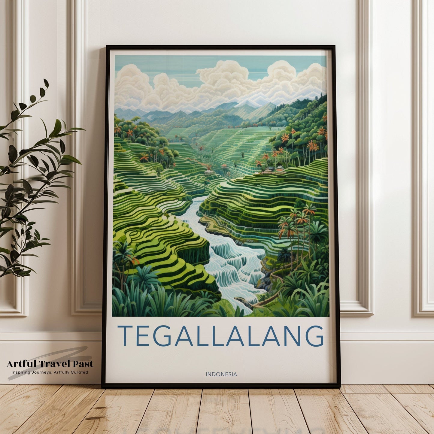 Tegallalang Poster - Indonesia Wall Art
