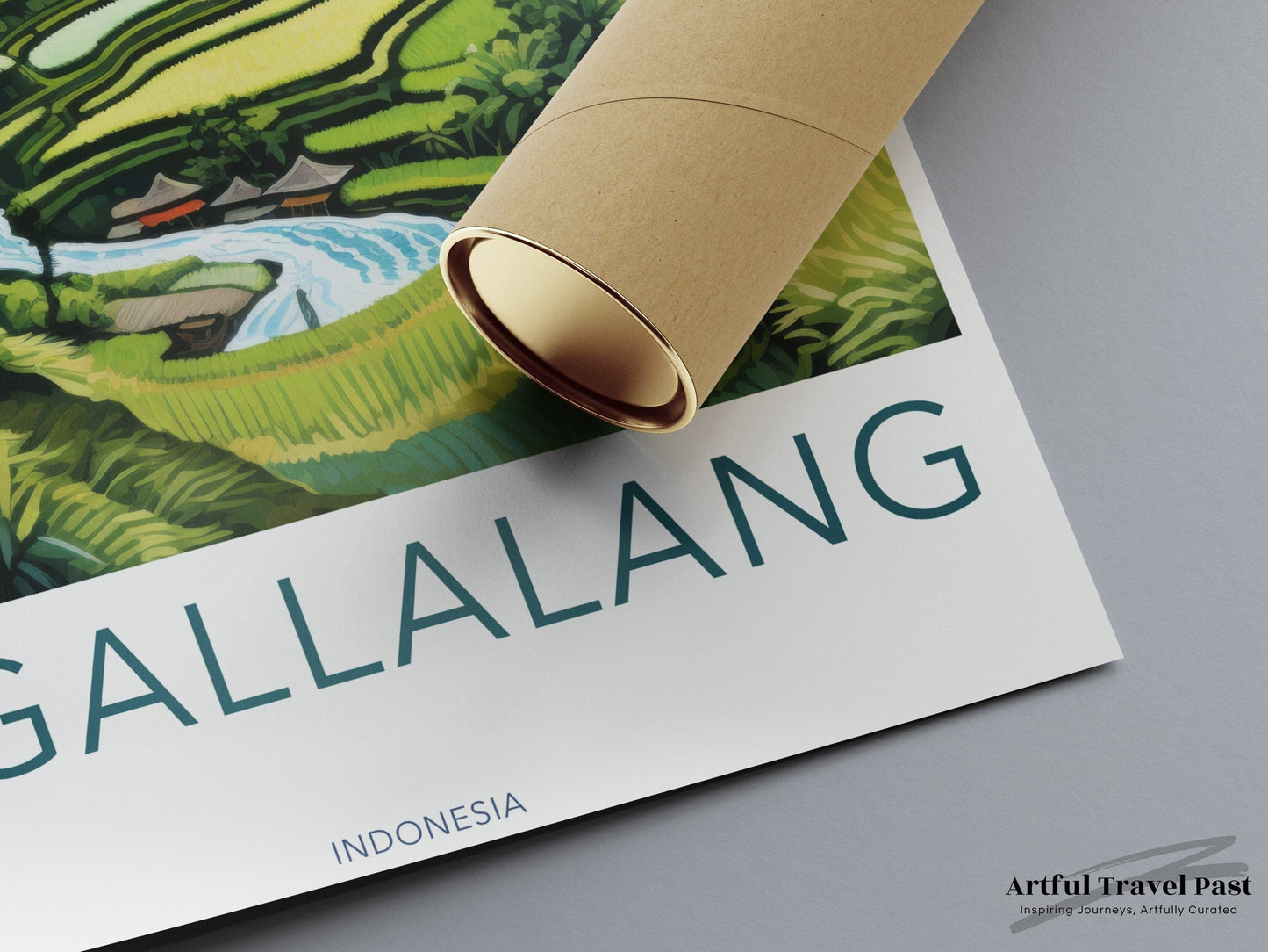 Tegallalang Poster | Indonesia Wall Art | Asia Decor