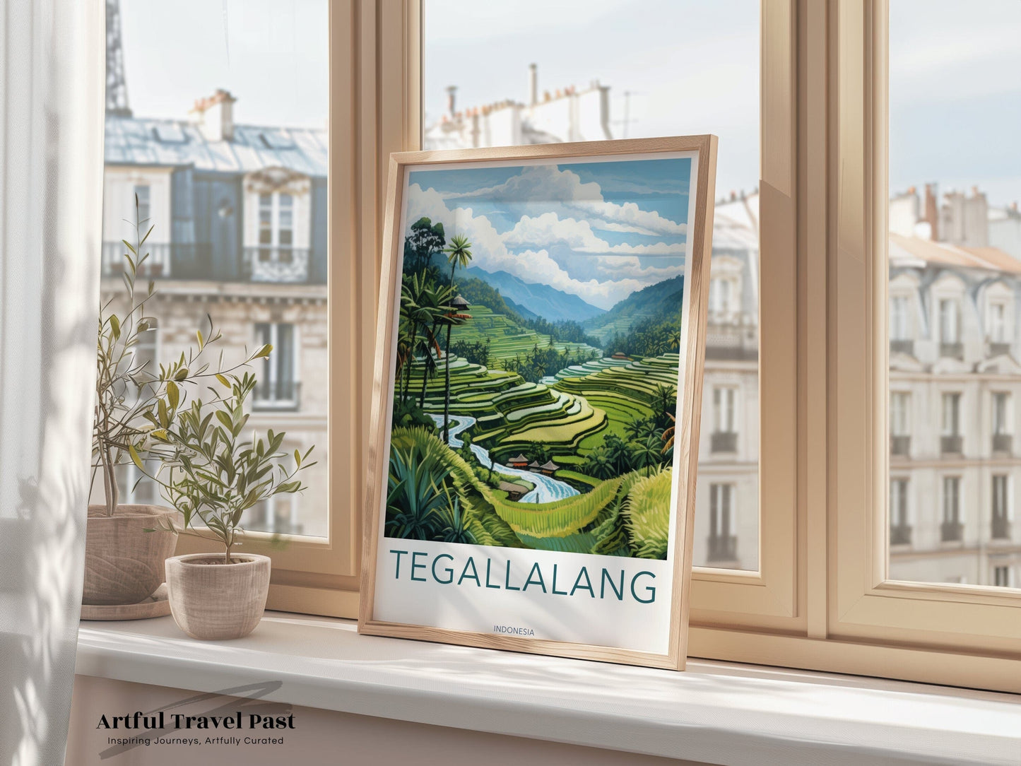 Tegallalang Poster | Indonesia Wall Art | Asia Decor