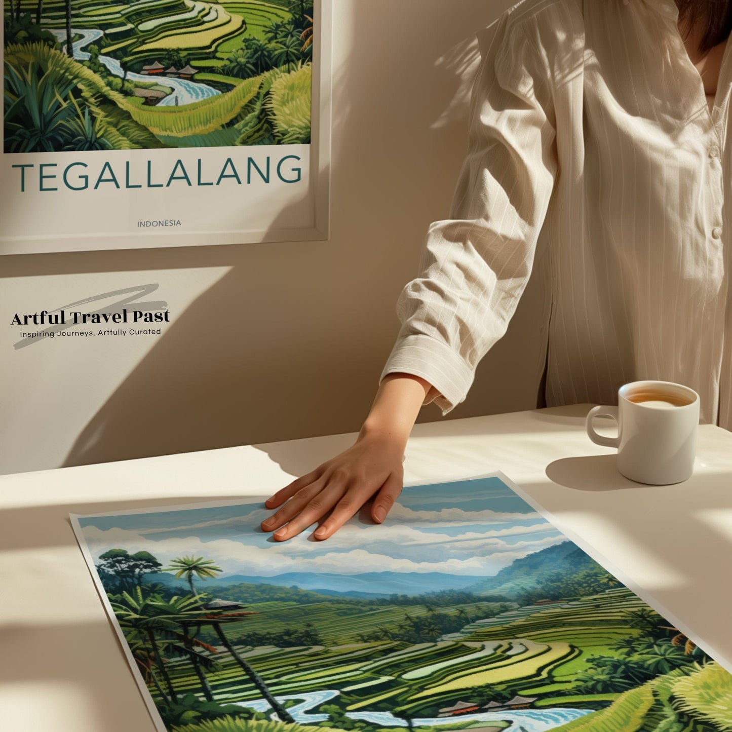 Tegallalang Poster | Indonesia Wall Art | Asia Decor