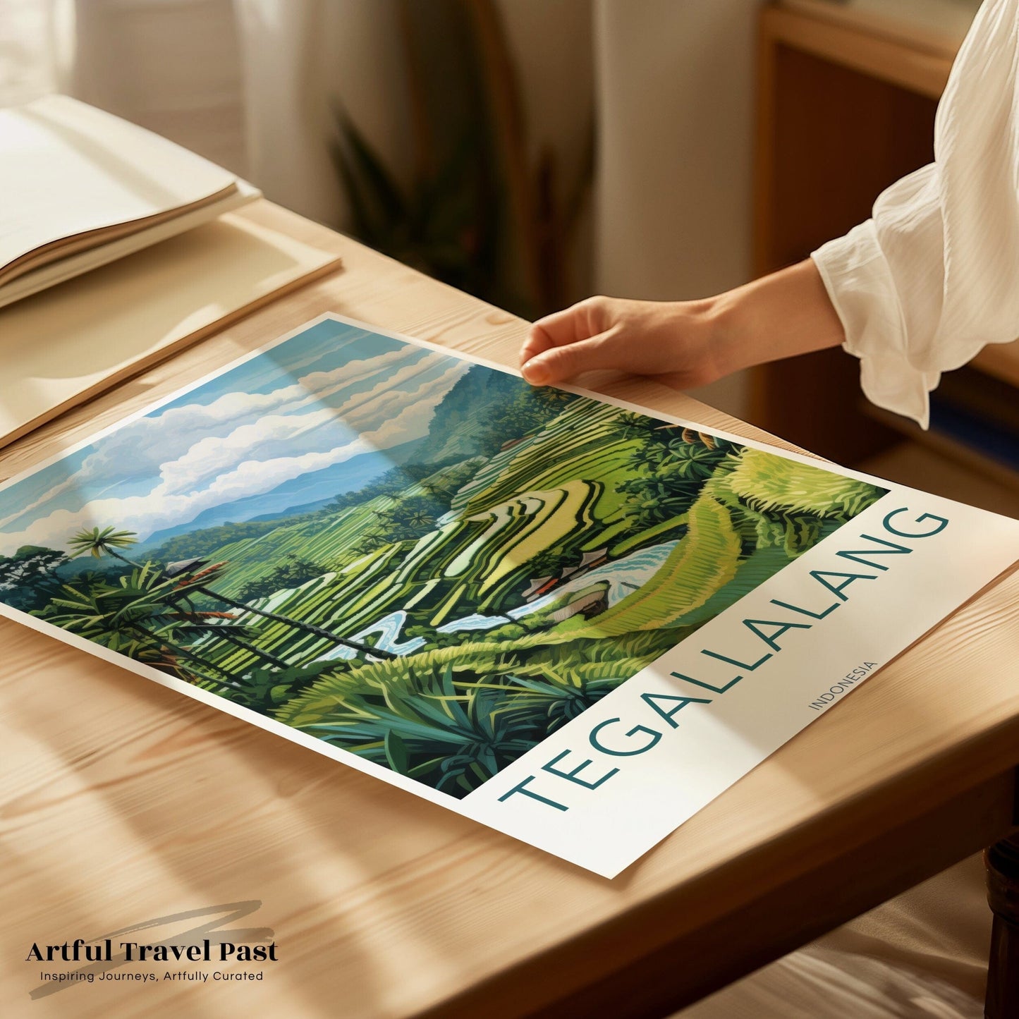 Tegallalang Poster | Indonesia Wall Art | Asia Decor