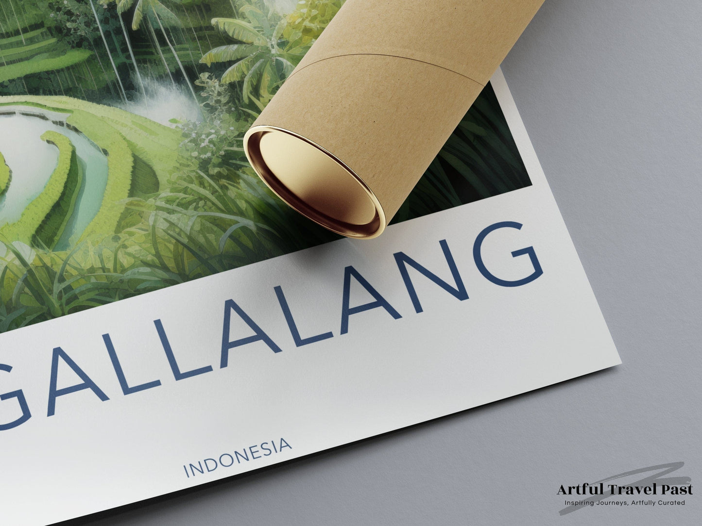 Tegallalang Poster | Indonesia Wall Art | Asia Decor
