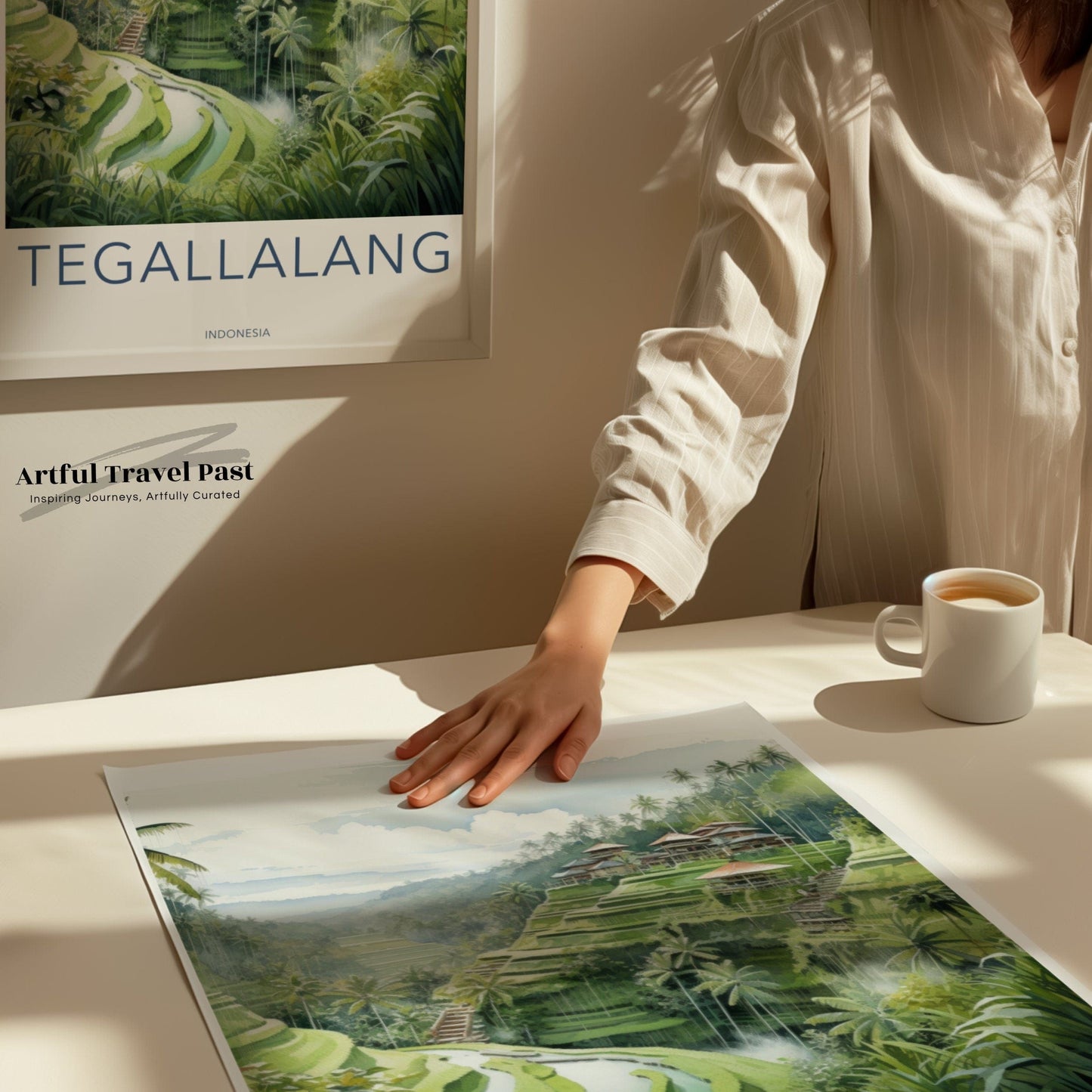 Tegallalang Poster | Indonesia Wall Art | Asia Decor