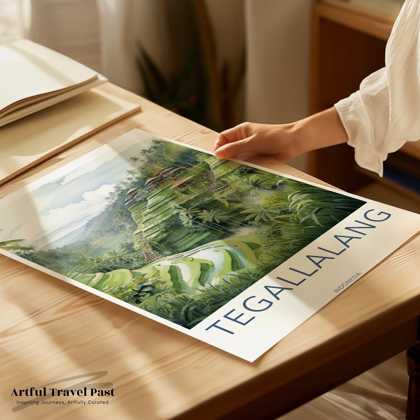 Tegallalang Poster | Indonesia Wall Art | Asia Decor