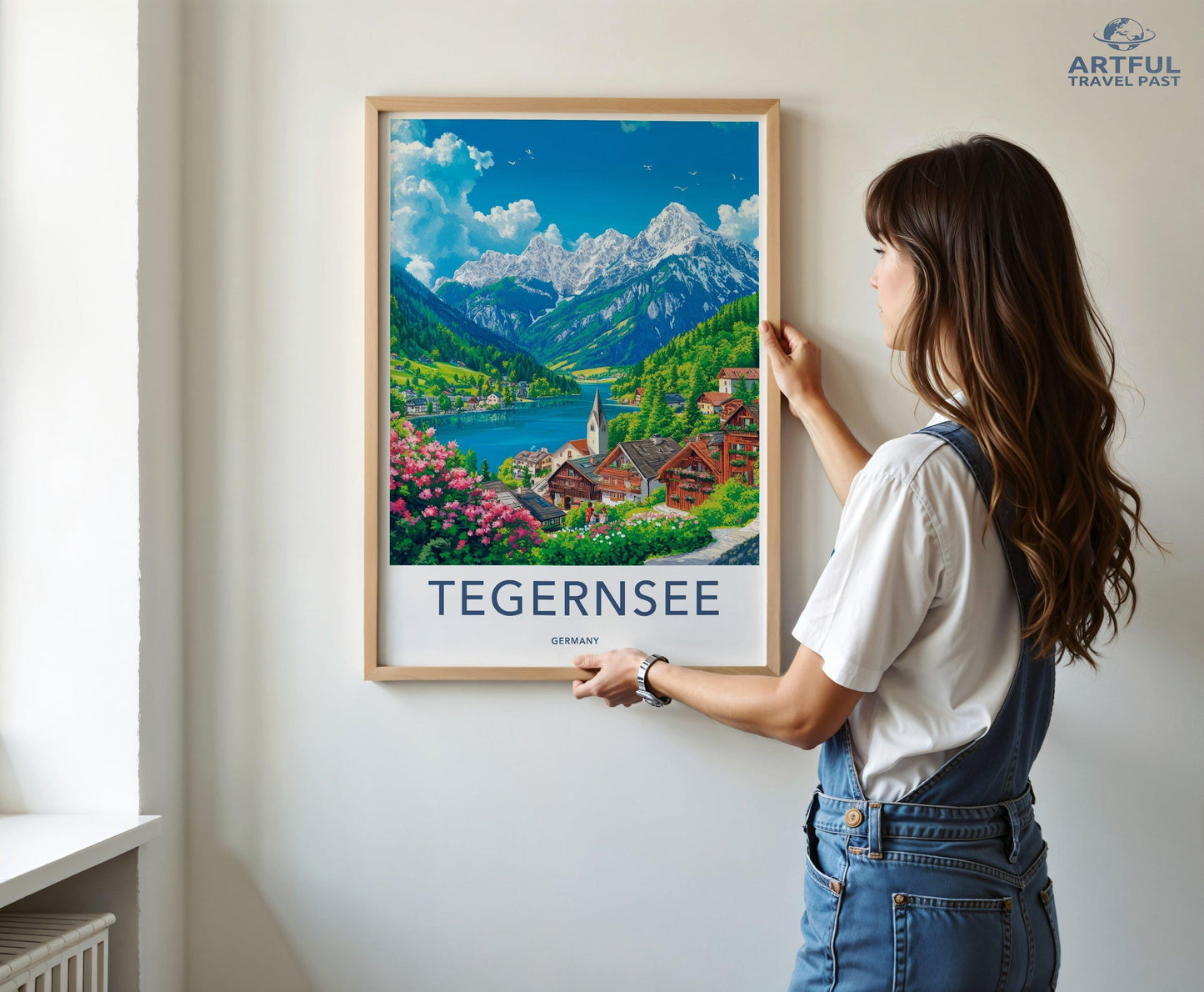 Tegernsee Poster | Germany Wall Art | Bavaria Decor