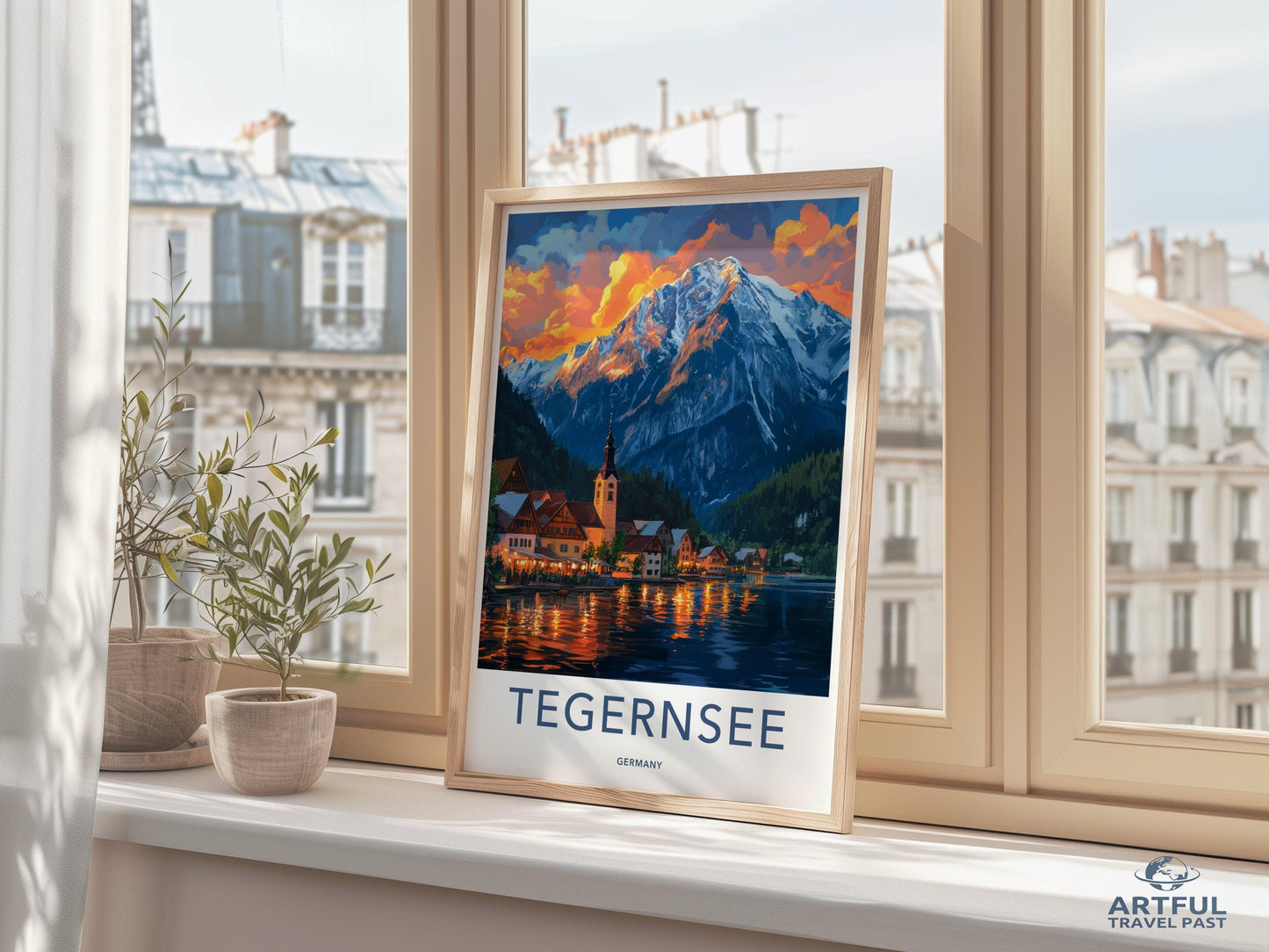 Tegernsee Poster | Germany Wall Art | Bavaria Decor
