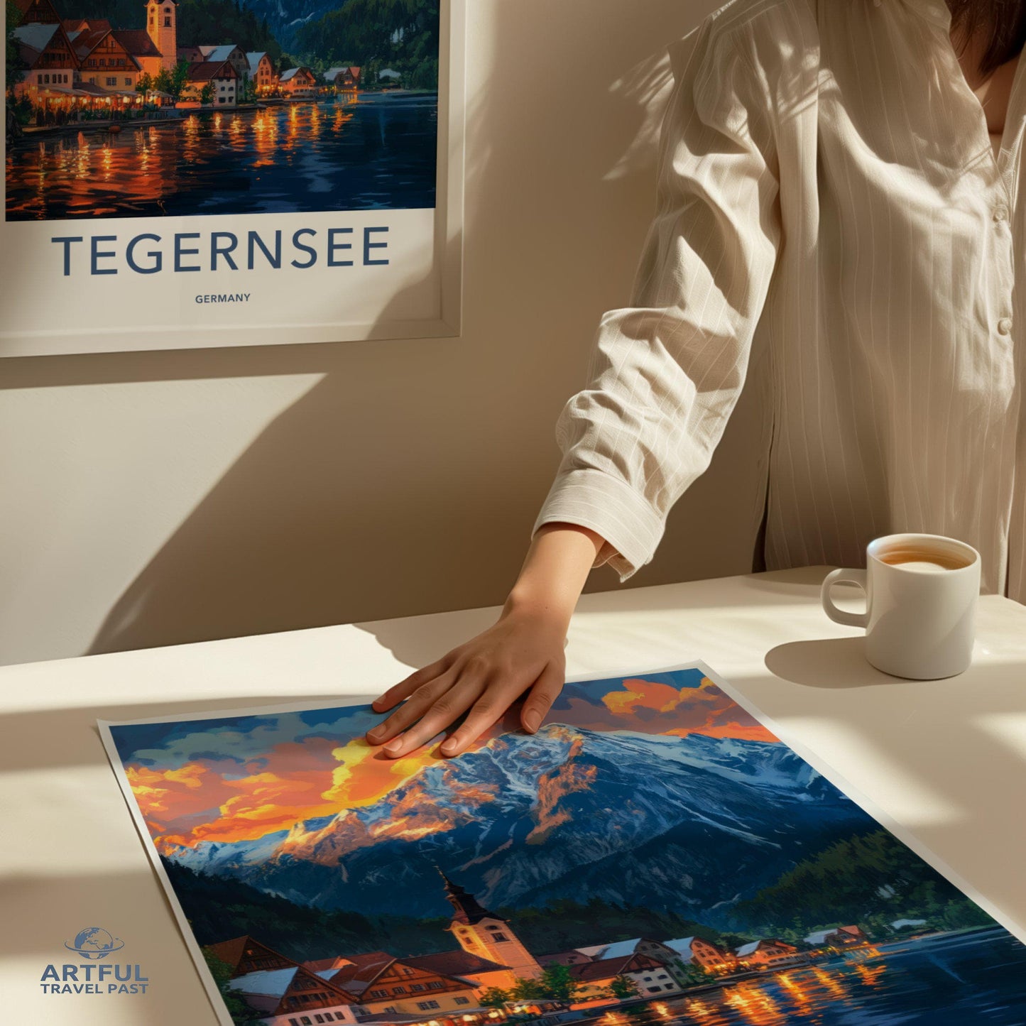 Tegernsee Poster | Germany Wall Art | Bavaria Decor