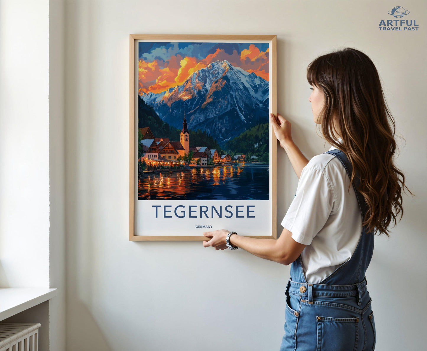 Tegernsee Poster | Germany Wall Art | Bavaria Decor