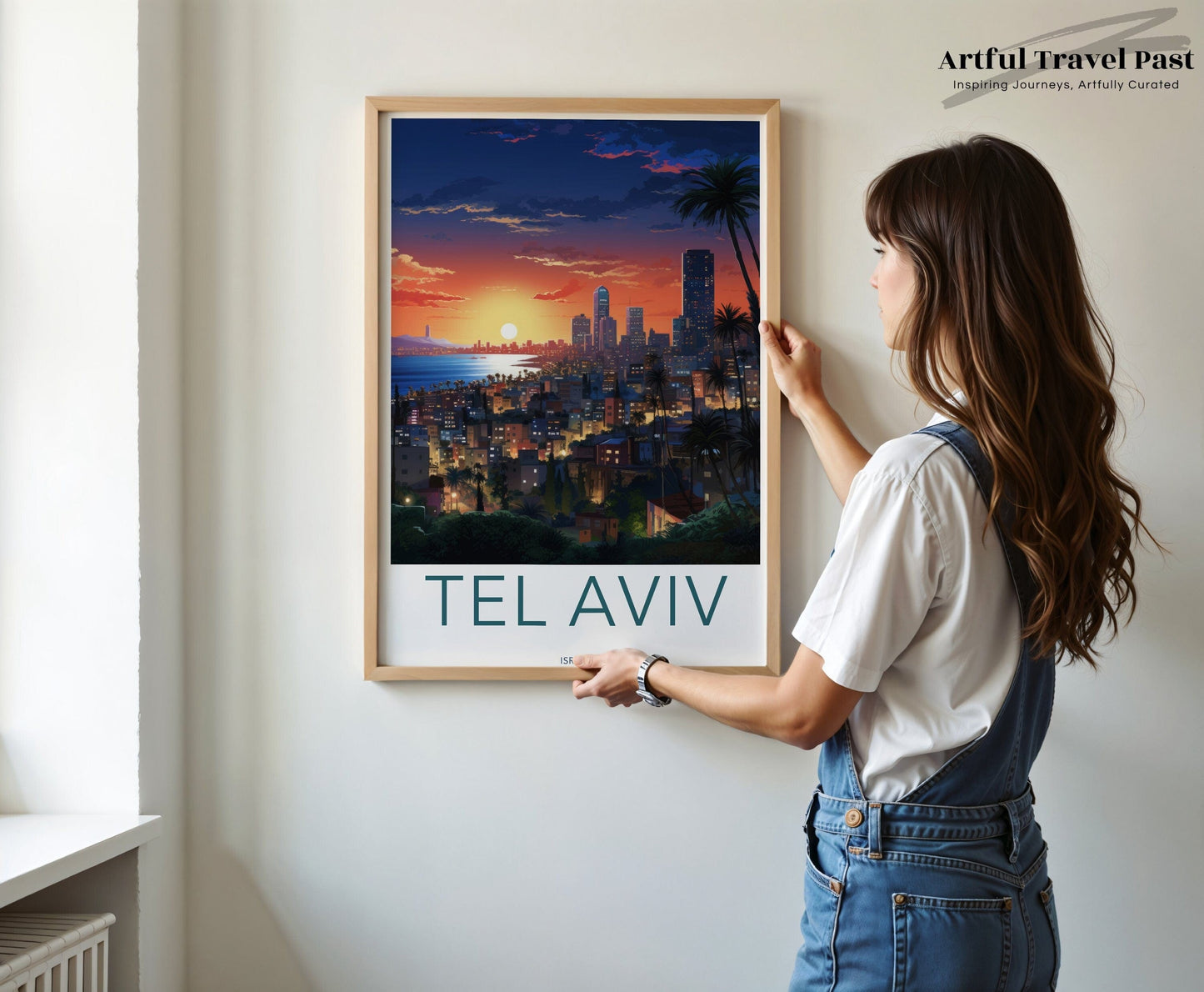 Tel Aviv Poster | Israel Wall Art | Middle East Decor