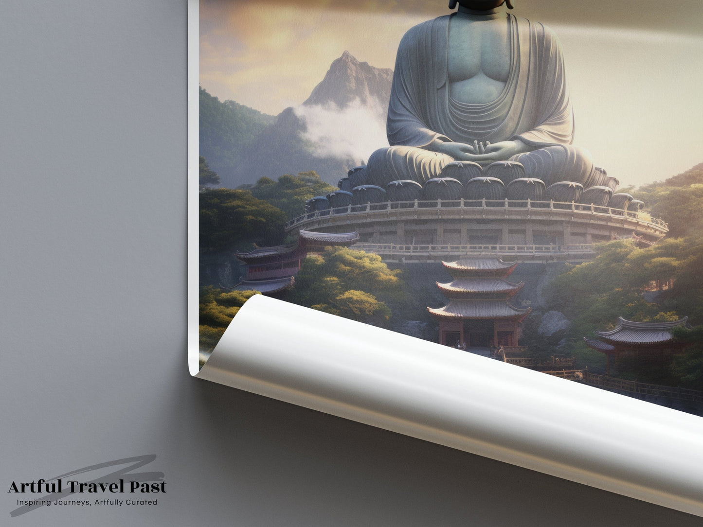Tian Tan Poster | Hong Kong Wall Art | Asia Decor