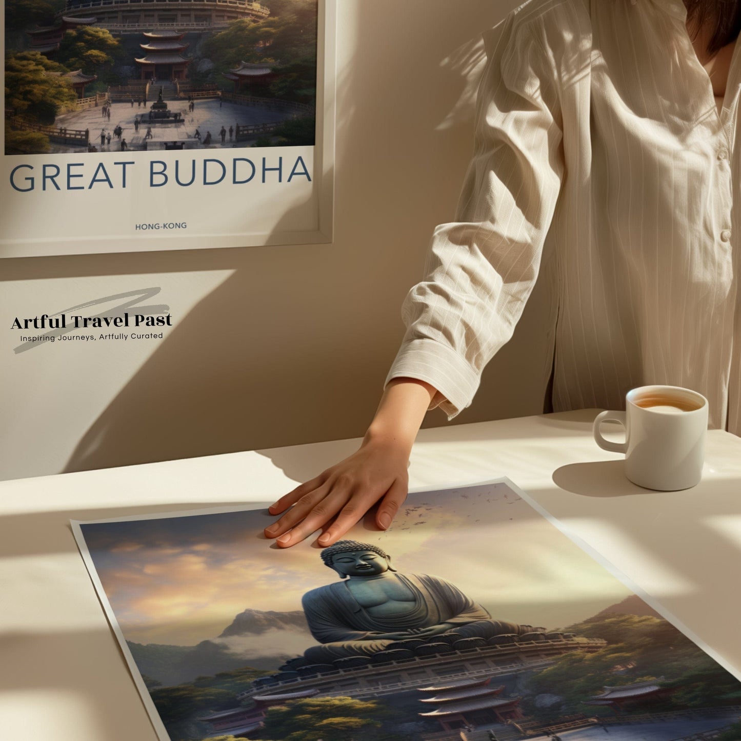 Tian Tan Poster | Hong Kong Wall Art | Asia Decor