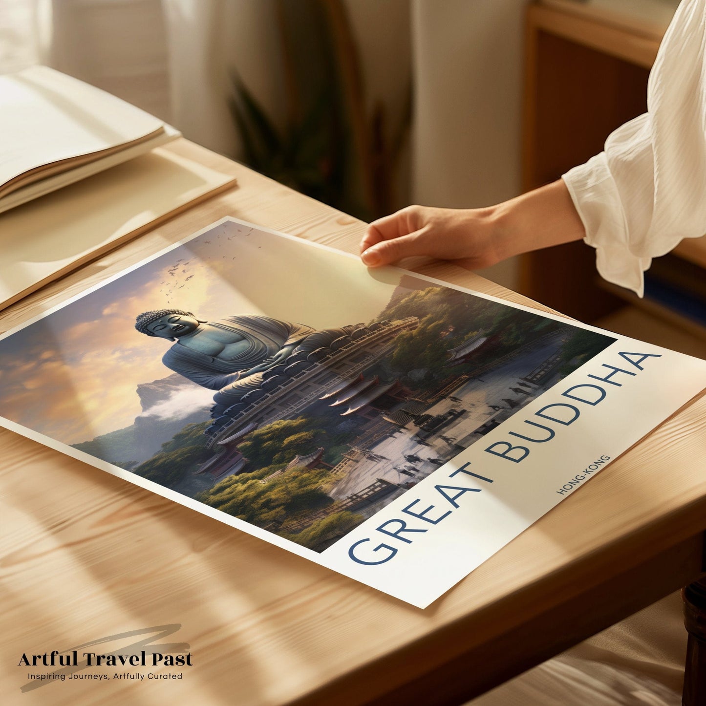 Tian Tan Poster | Hong Kong Wall Art | Asia Decor