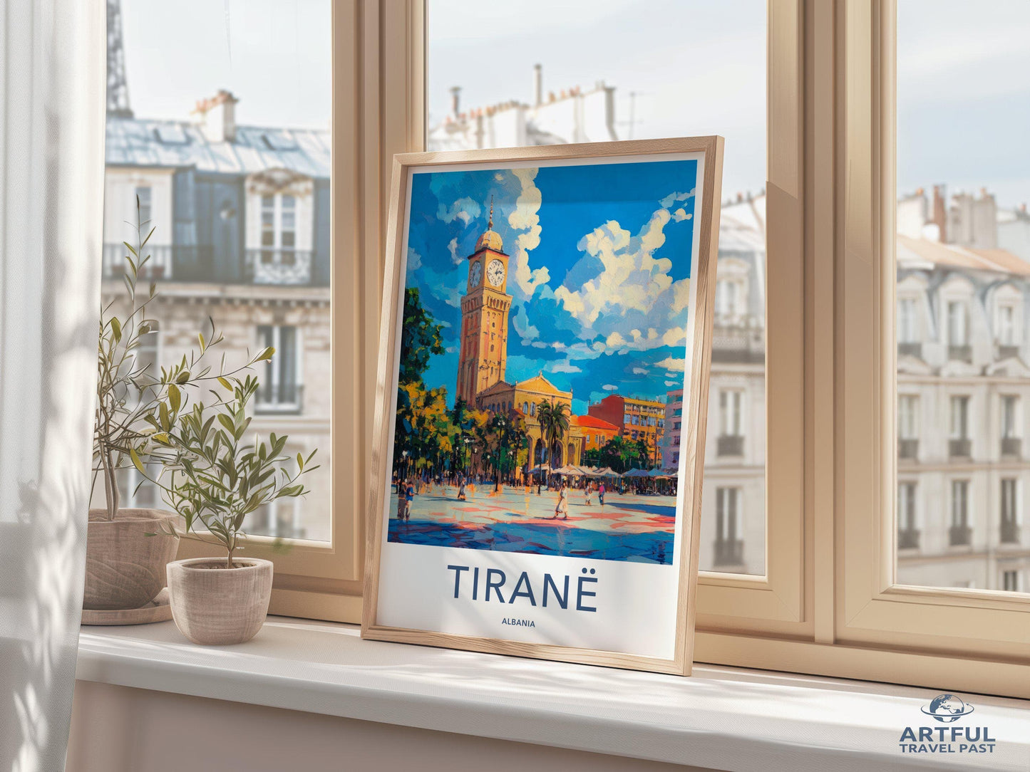 Tirane Poster - Albania Wall Art