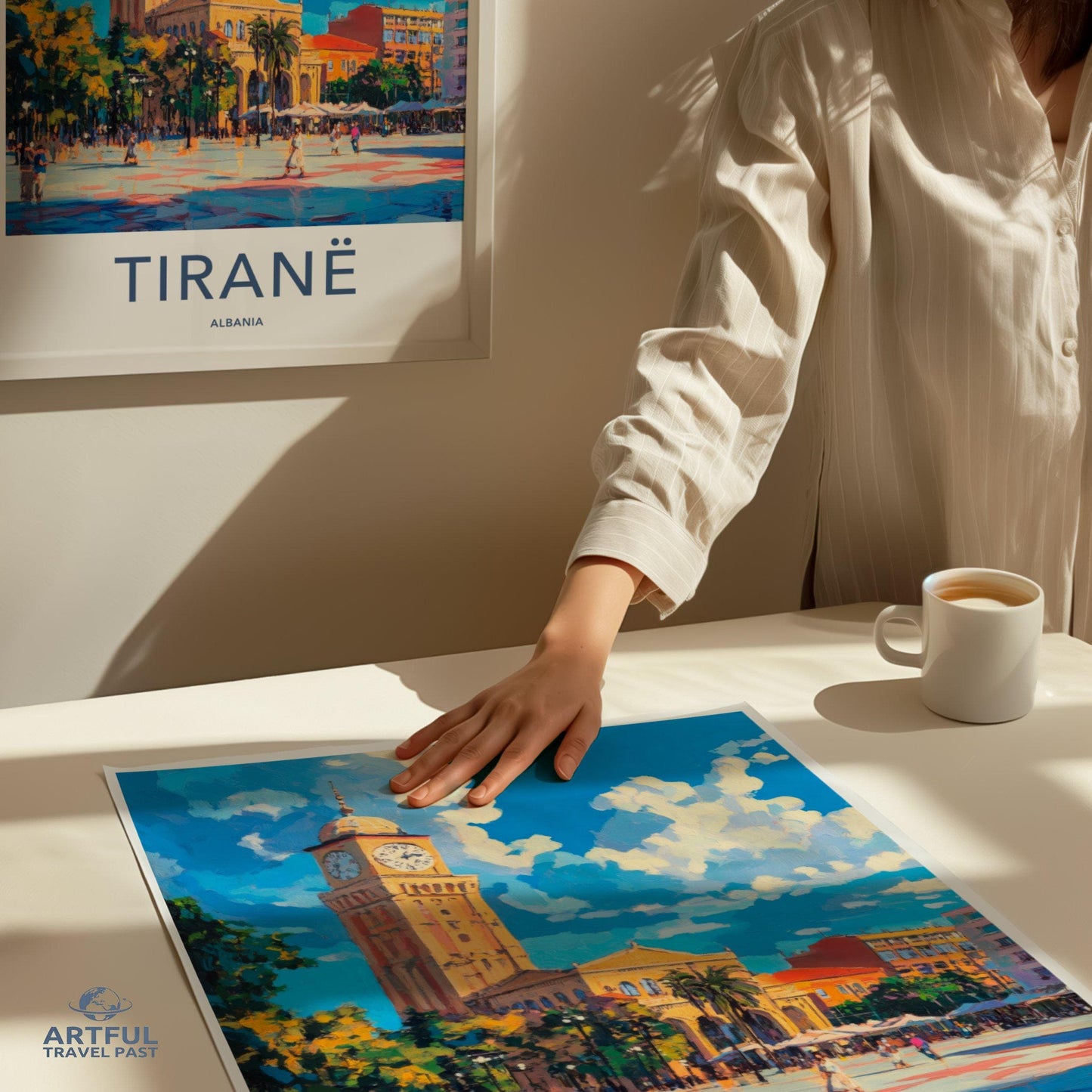 Tirane Poster - Albania Wall Art