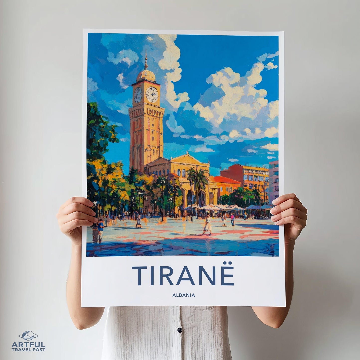 Tirane Poster - Albania Wall Art