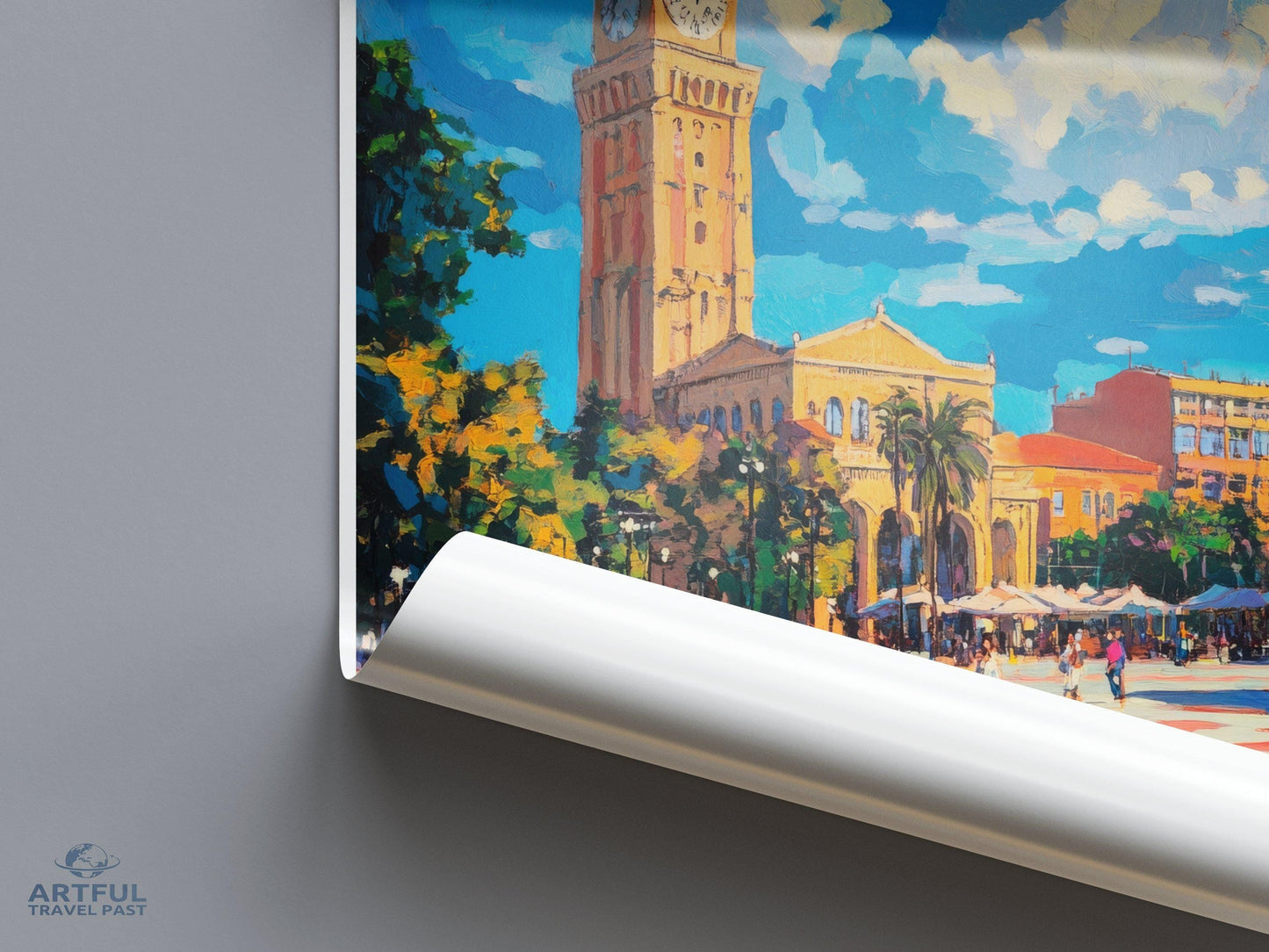 Tirane Poster - Albania Wall Art
