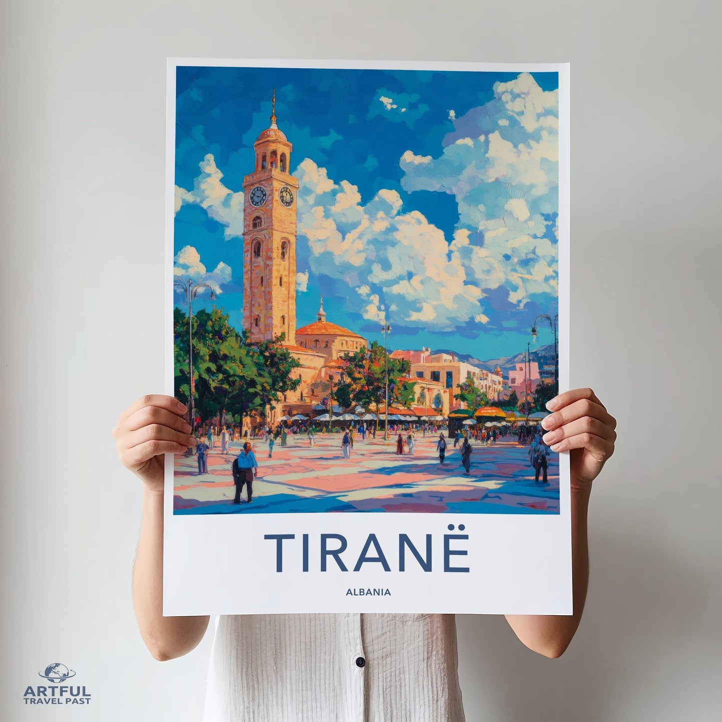 Tirane Poster - Albania Wall Art