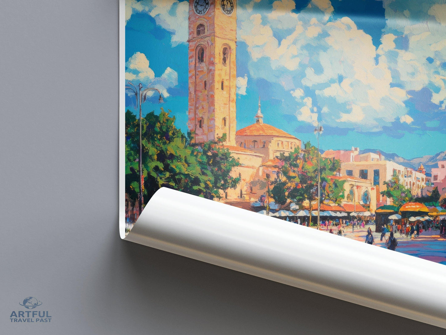 Tirane Poster - Albania Wall Art