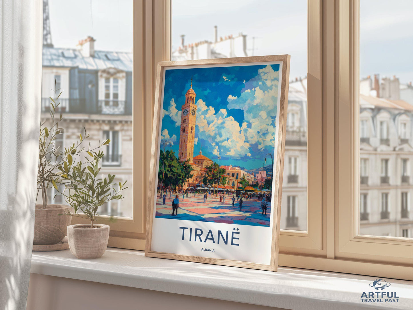 Tirane Poster - Albania Wall Art