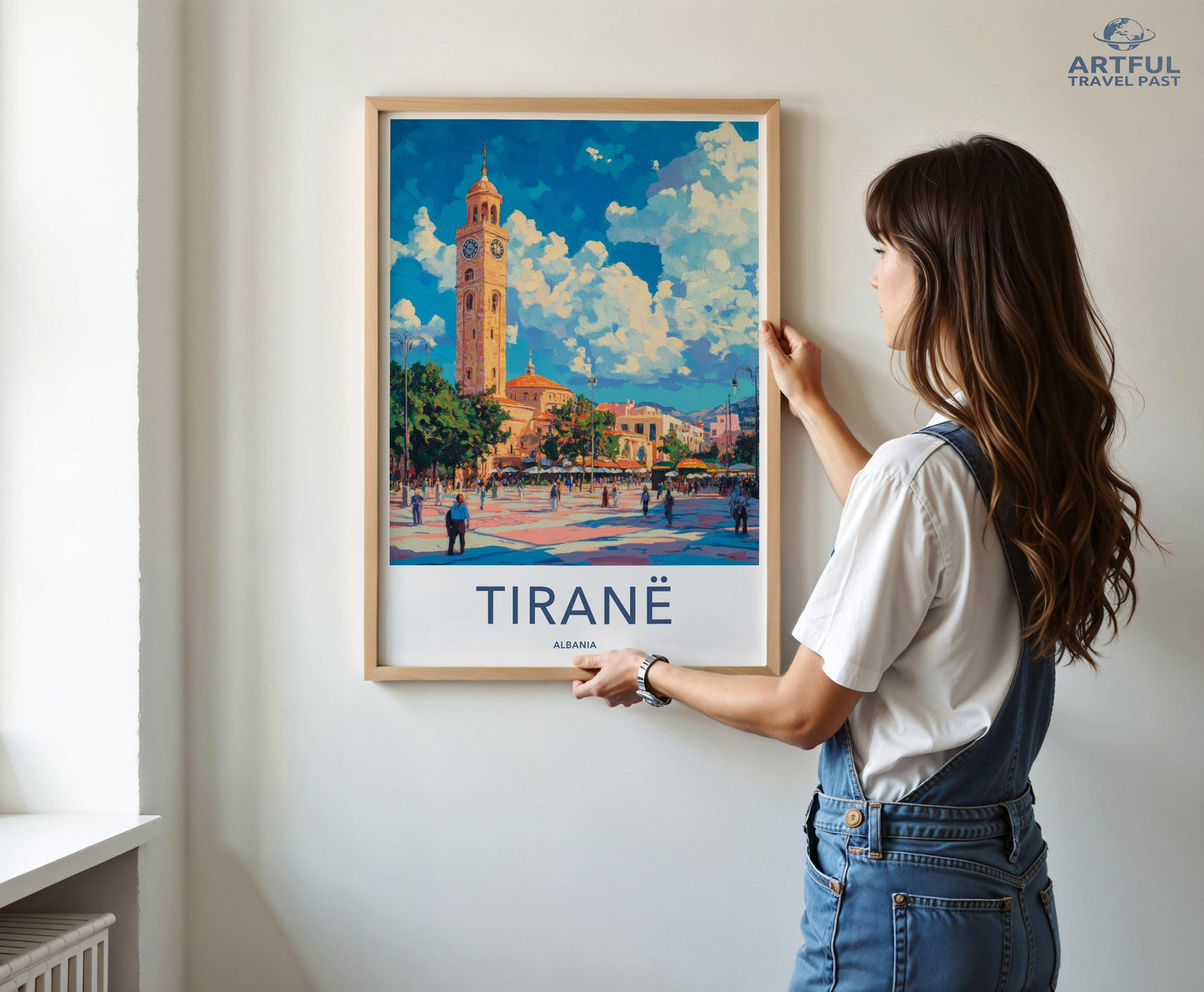 Tirane Poster - Albania Wall Art