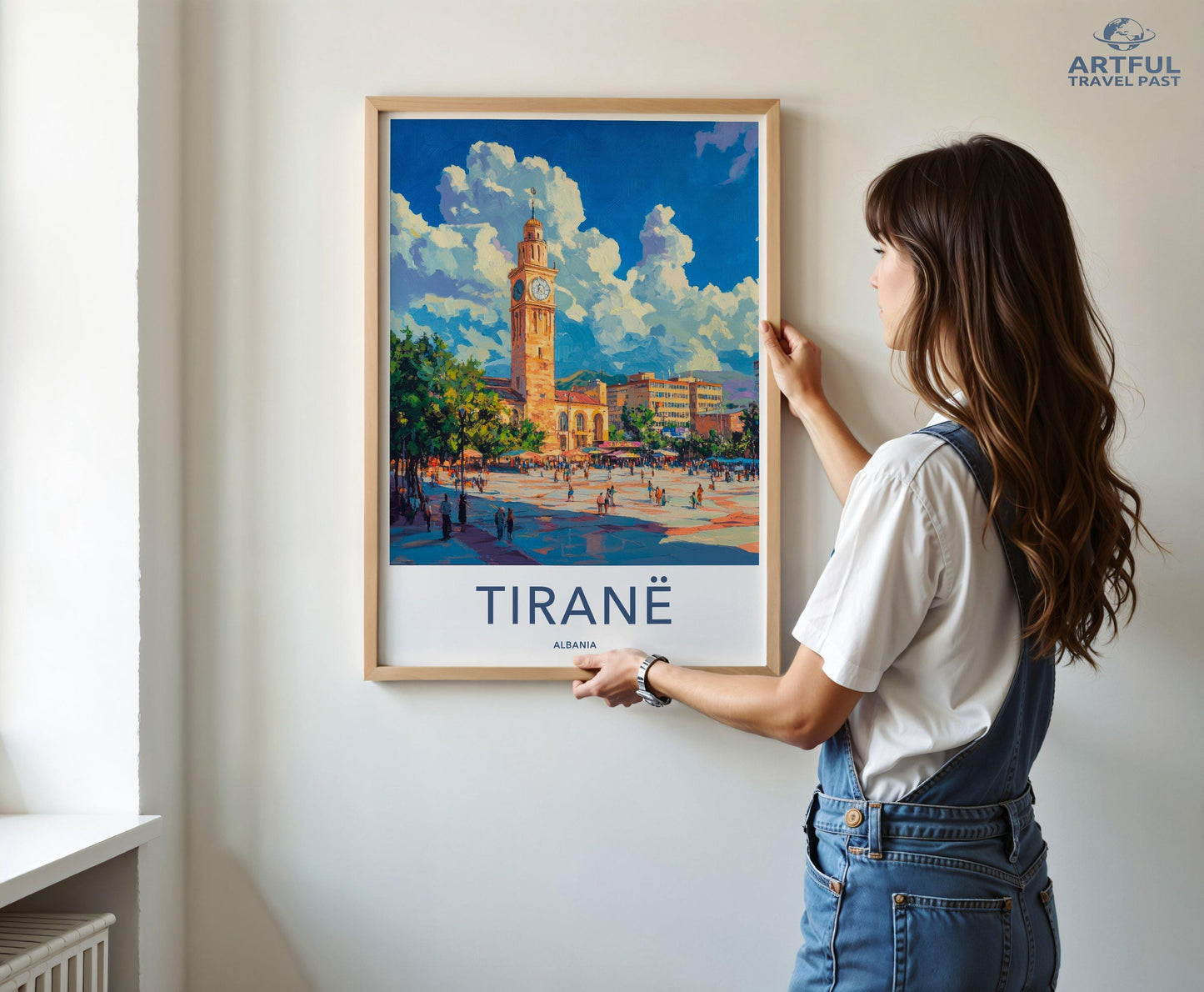 Tirane Poster - Albania Wall Art