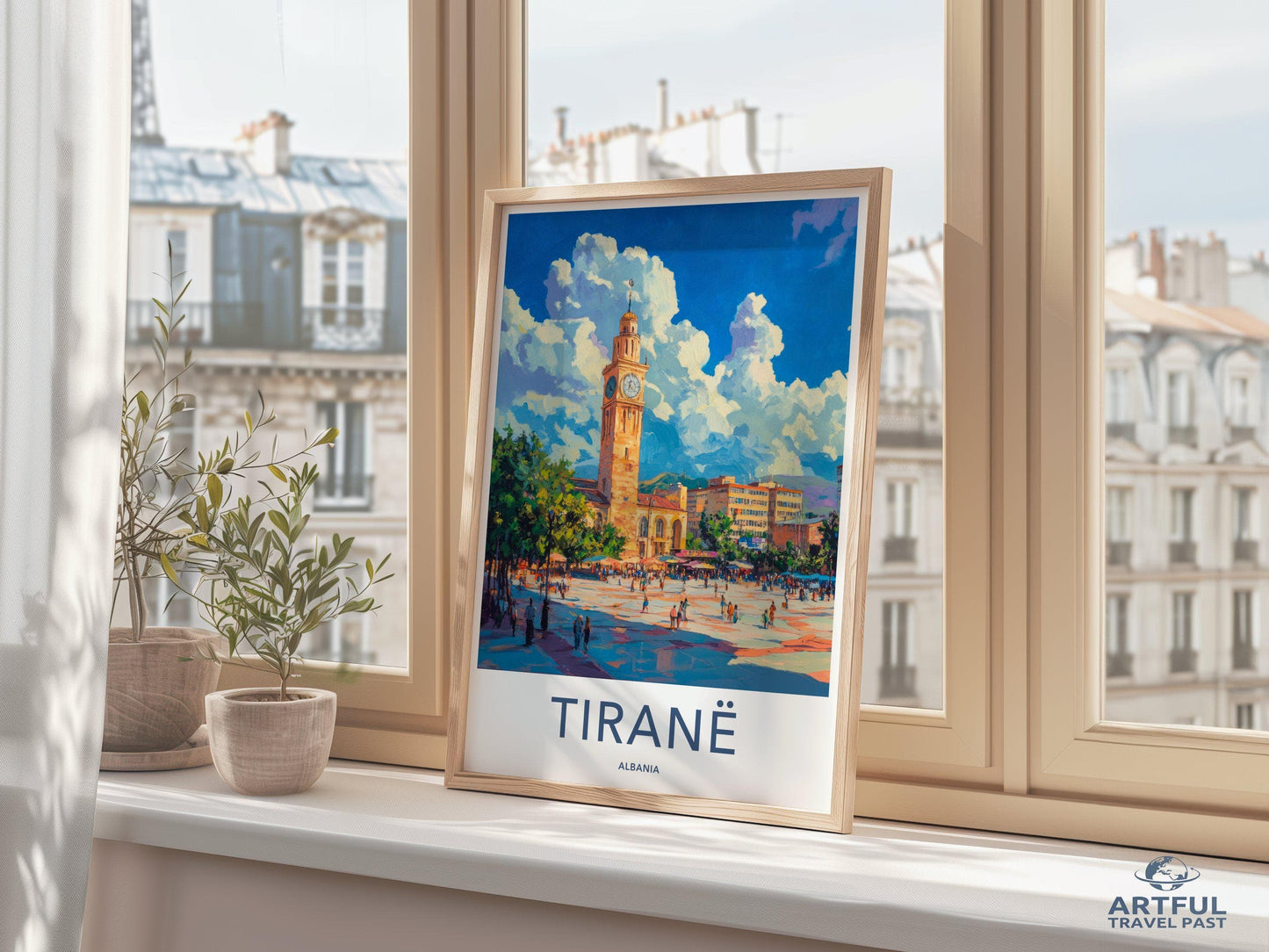 Tirane Poster - Albania Wall Art